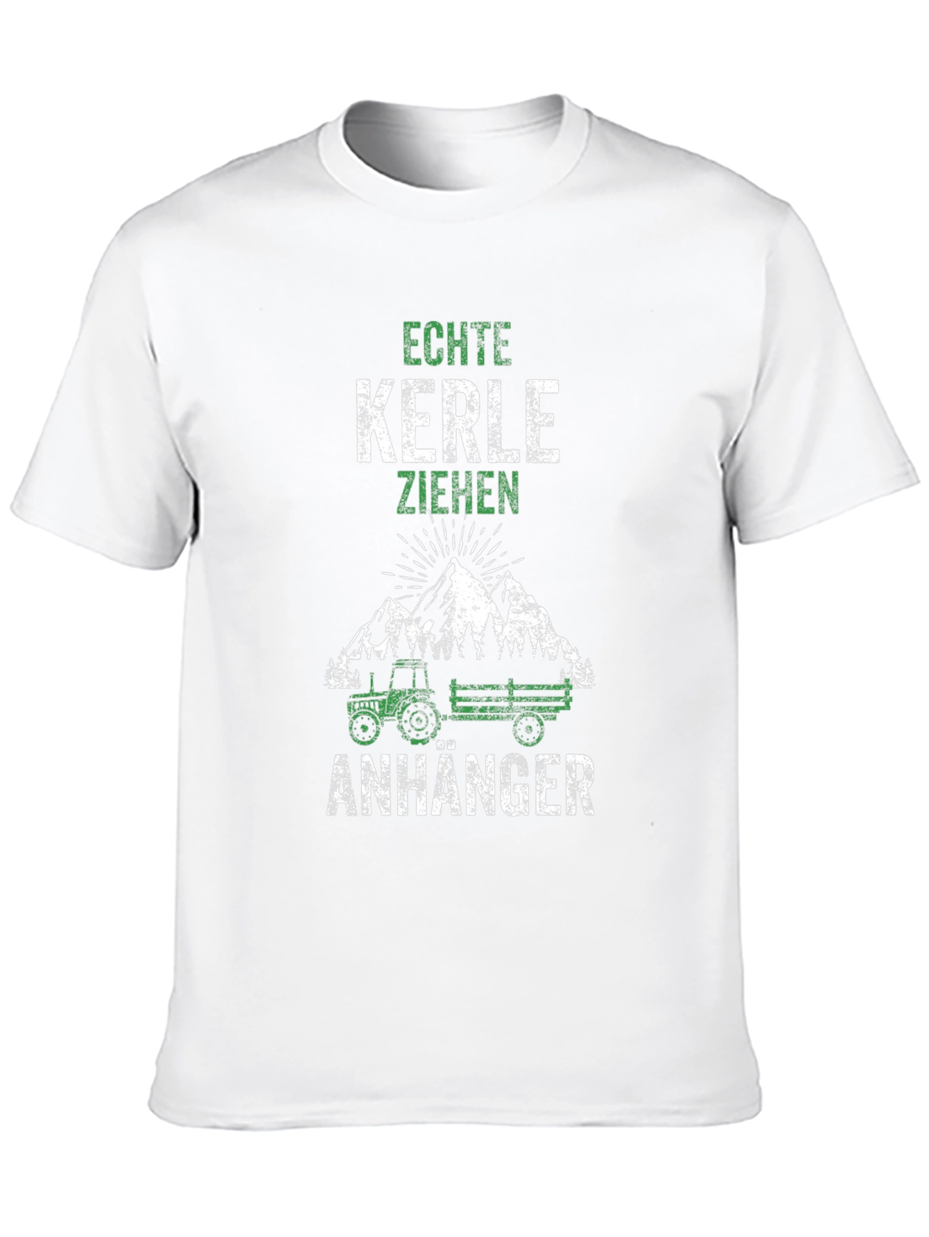 Black Echte Kerle Tractor Tee view 10