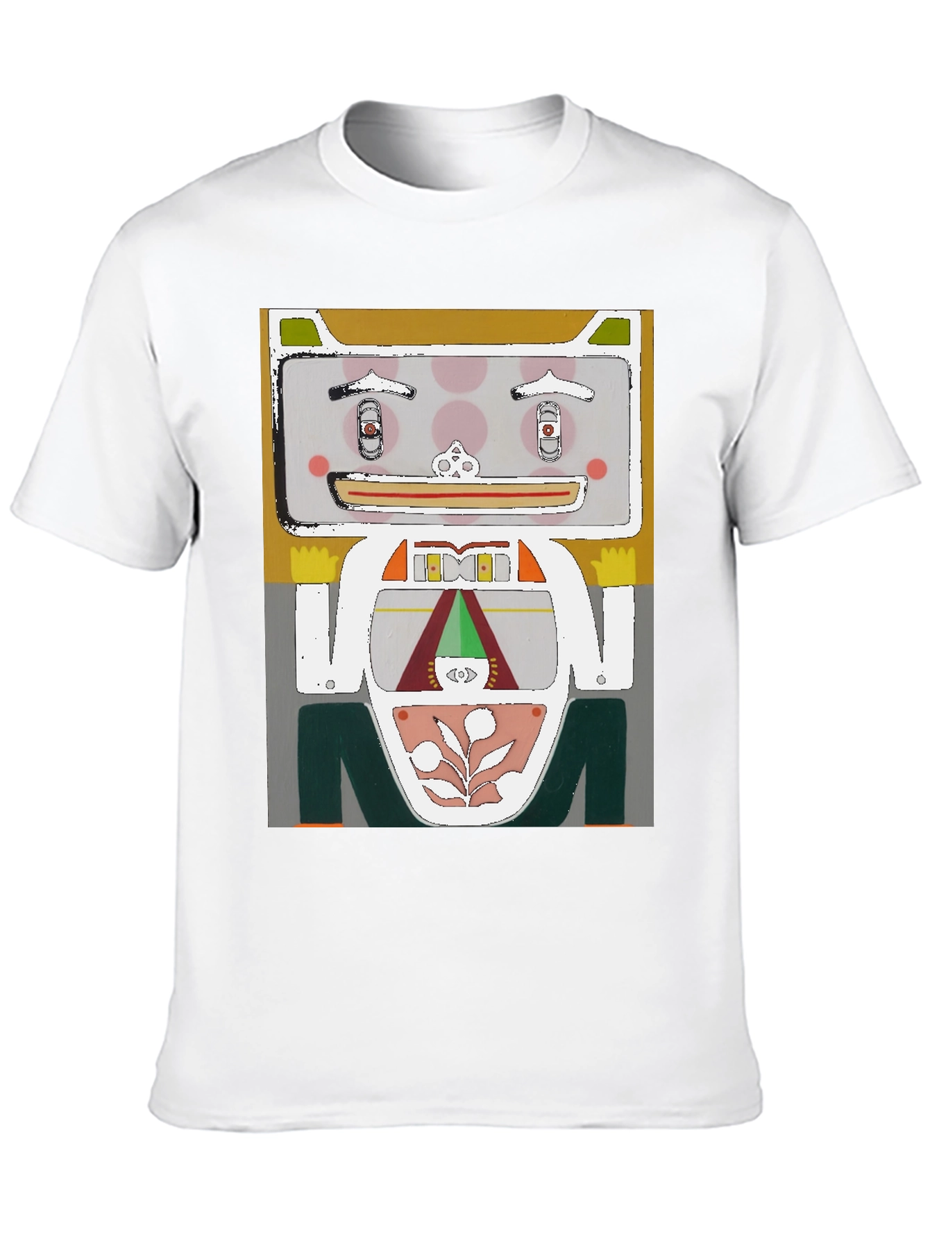 Black Abstract Graphic Print T-Shirt view 10