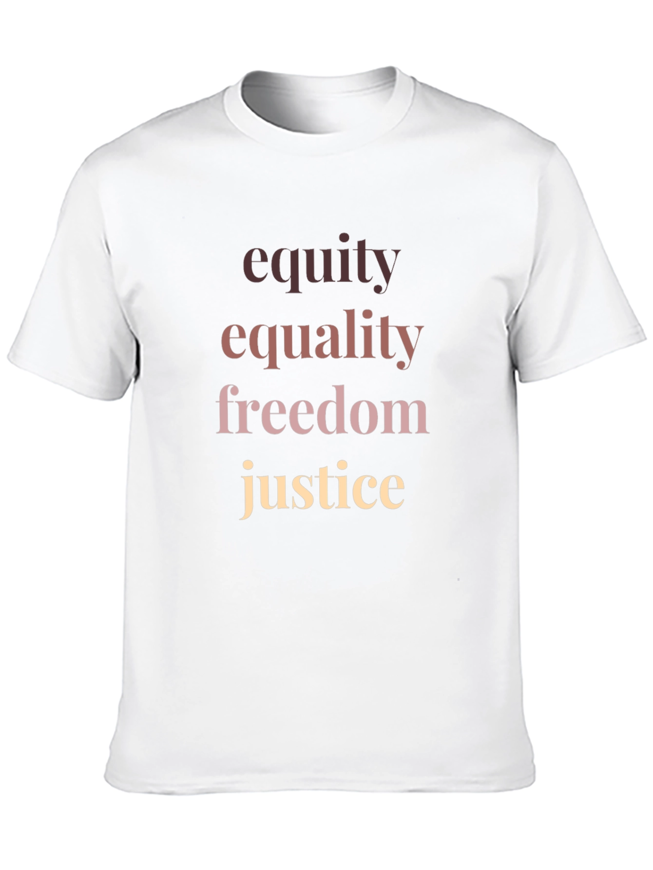 Black Equity Equality Freedom Justice T-Shirt view 10
