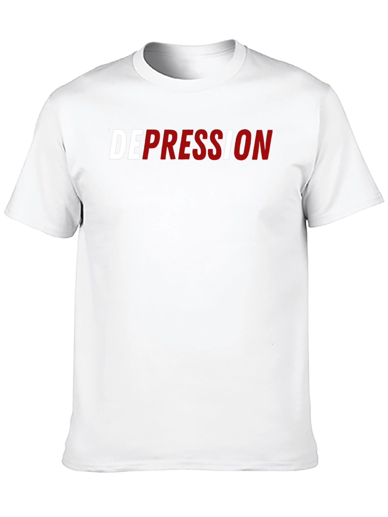 Black Depression Awareness Graphic Tee - Black view 10