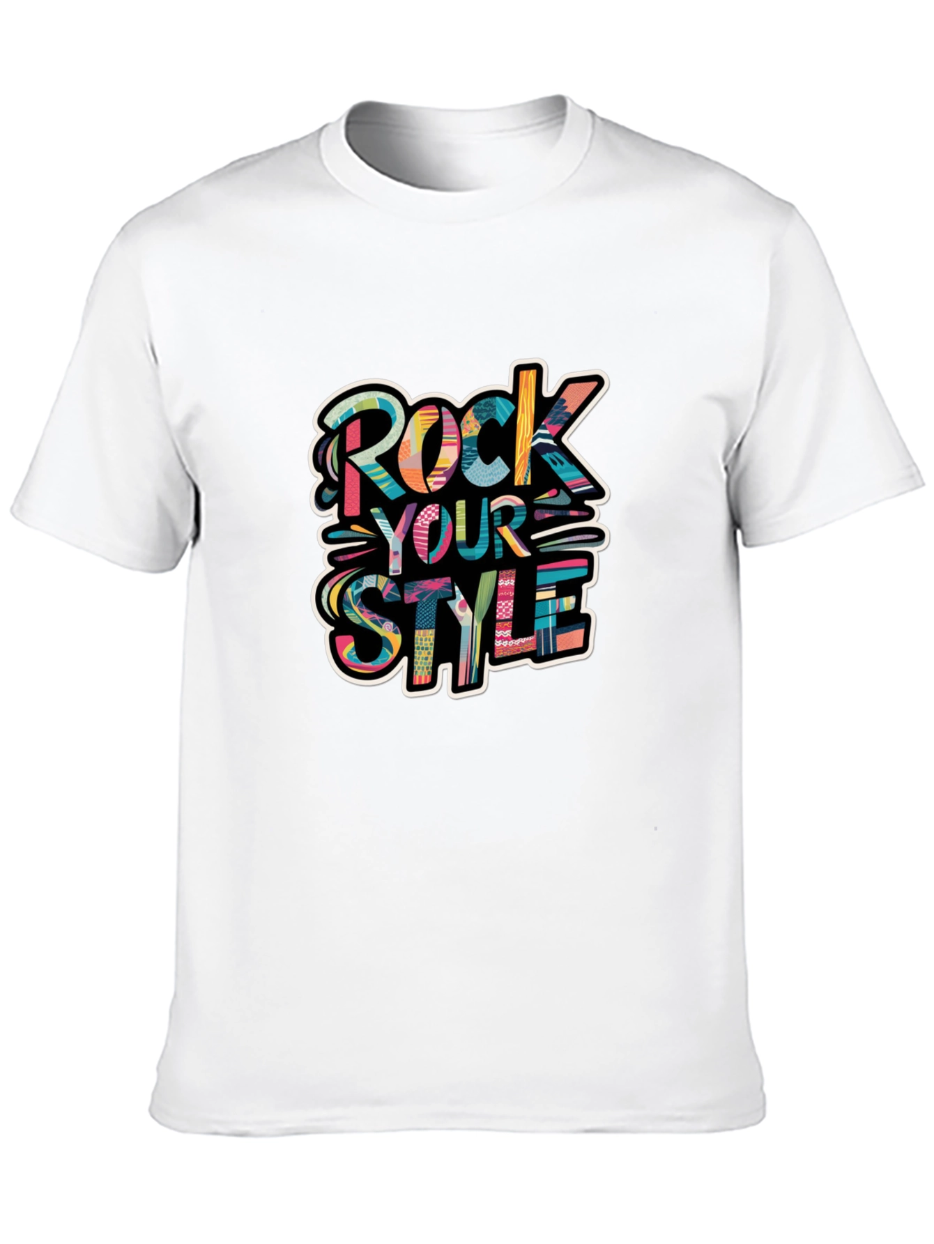 Black Rock Your Style Black Cotton Graphic Tee view 10