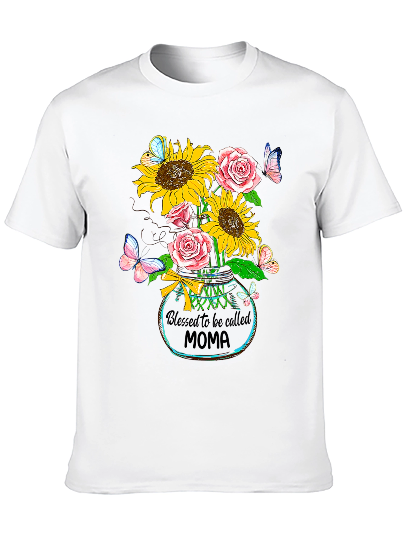 Black Blessed MOMA Sunflower T-Shirt view 10
