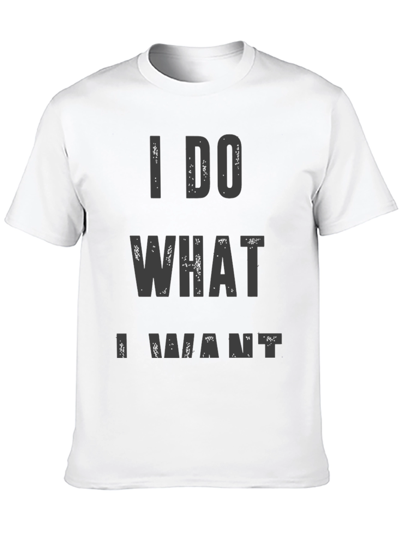 Black I Do What I Want Graphic Tee - Black view 10