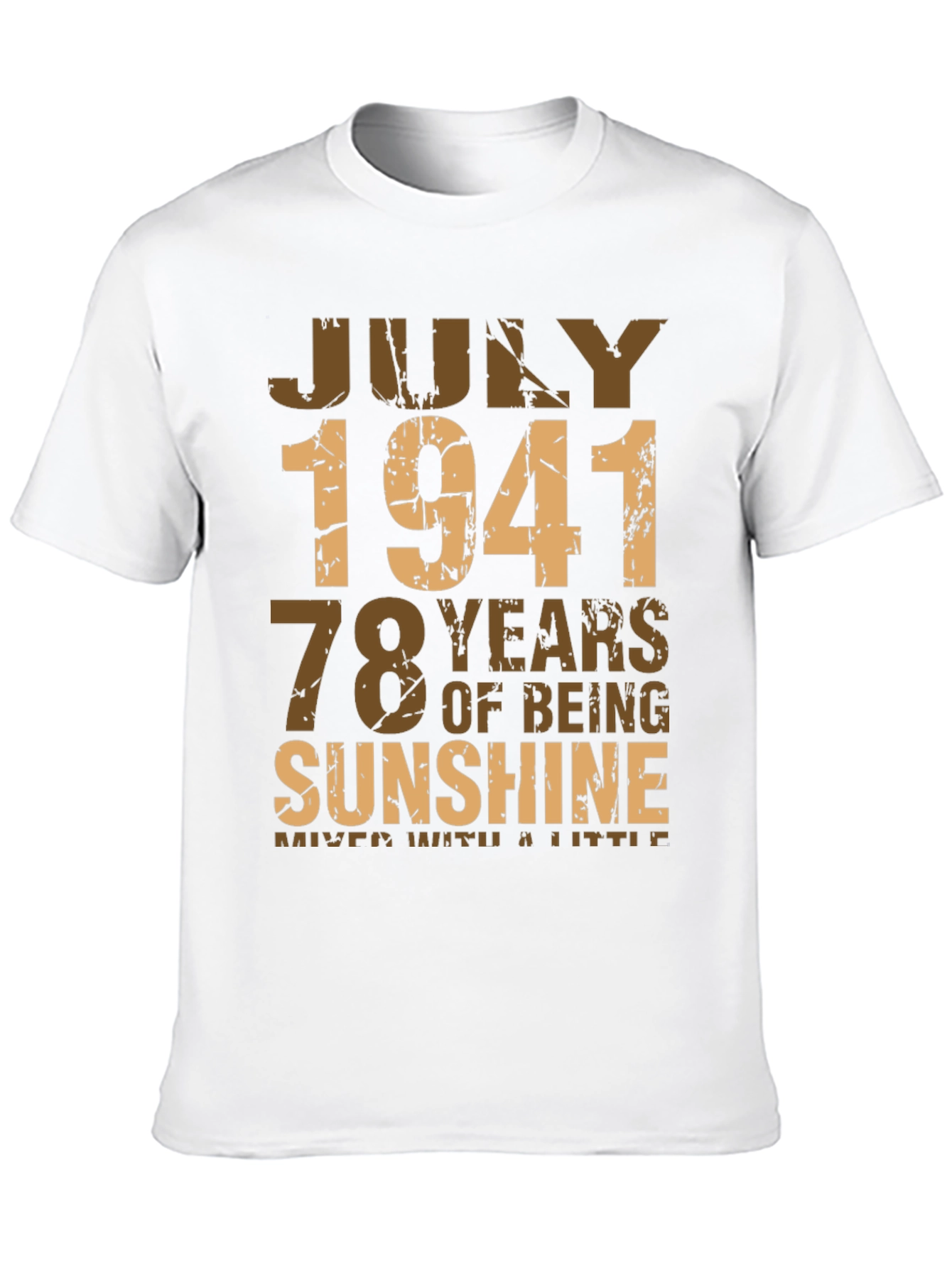 Black July 1941 78 Years of Sunshine T-Shirt view 10