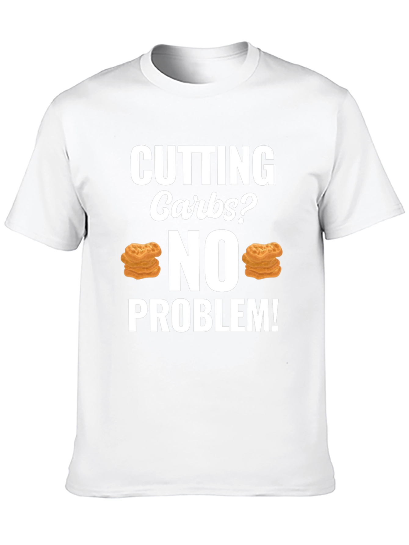 Black Cutting Carbs? No Problem T-Shirt view 10