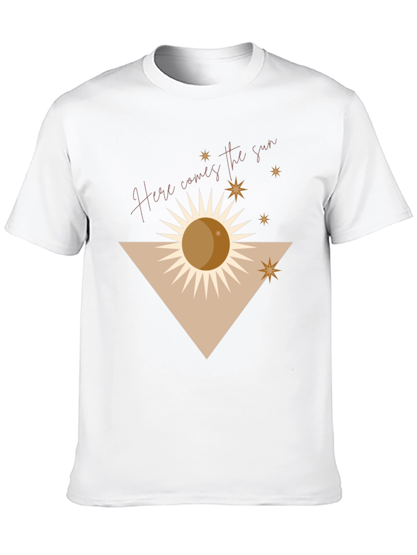 Black Here Comes The Sun Graphic Tee view 10