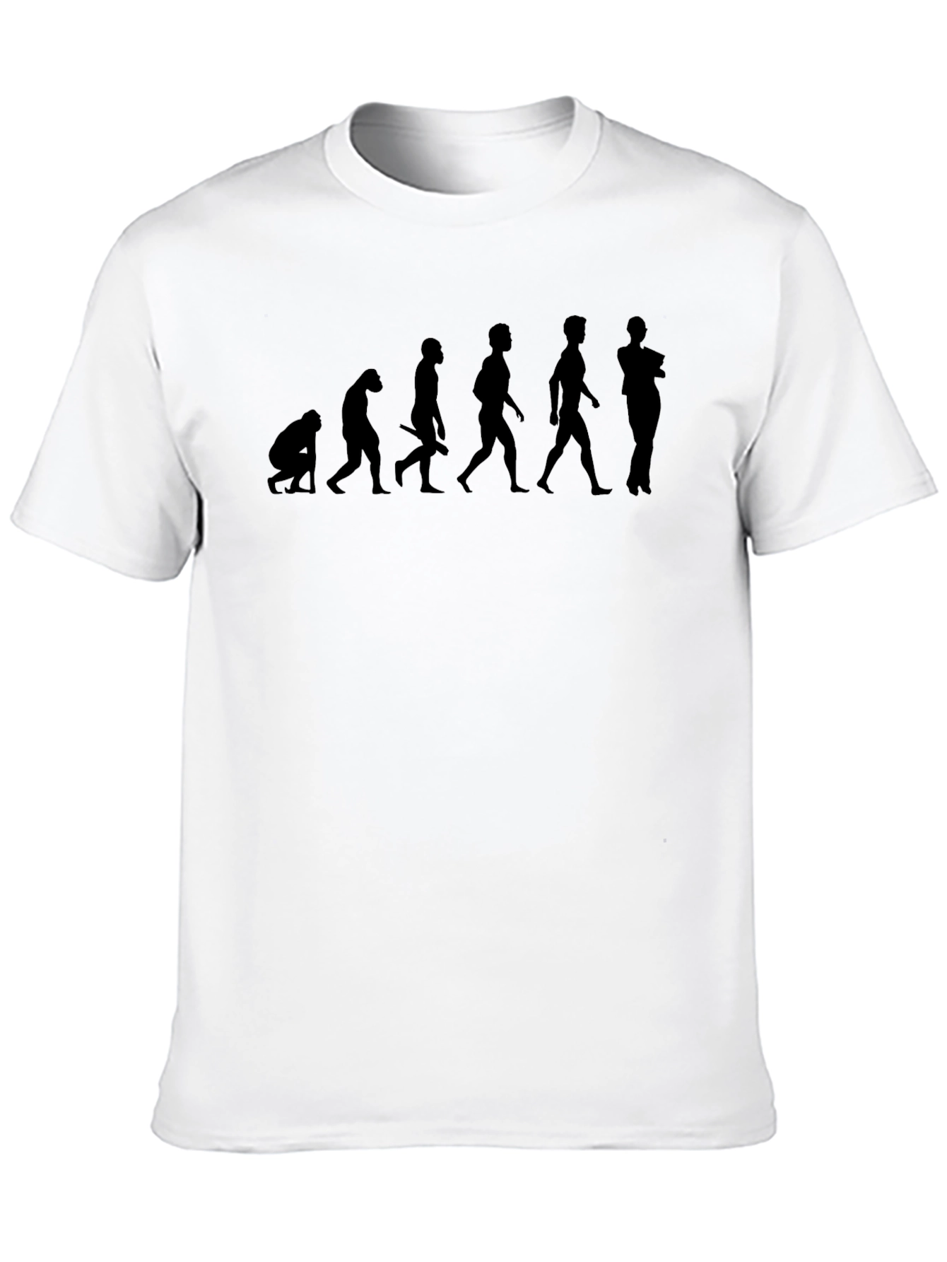 Black Evolution Graphic Tee - Black Cotton Short Sleeve view 10