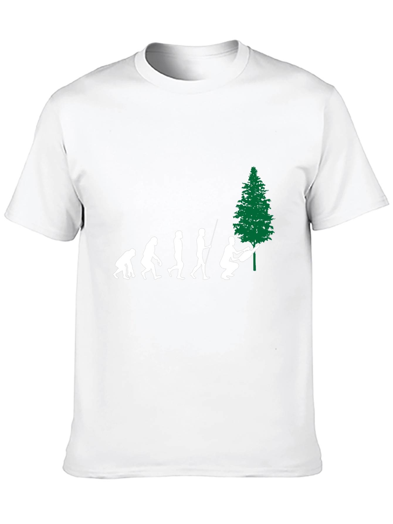 Black Evolution of Lumberjack Black T-Shirt view 10