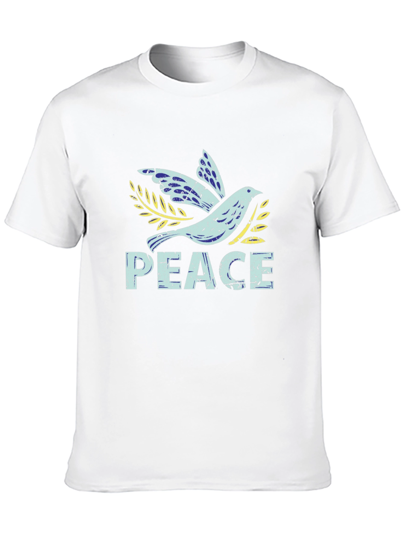 Black Peace Dove Graphic Tee - Unisex Soft Cotton Blend view 10