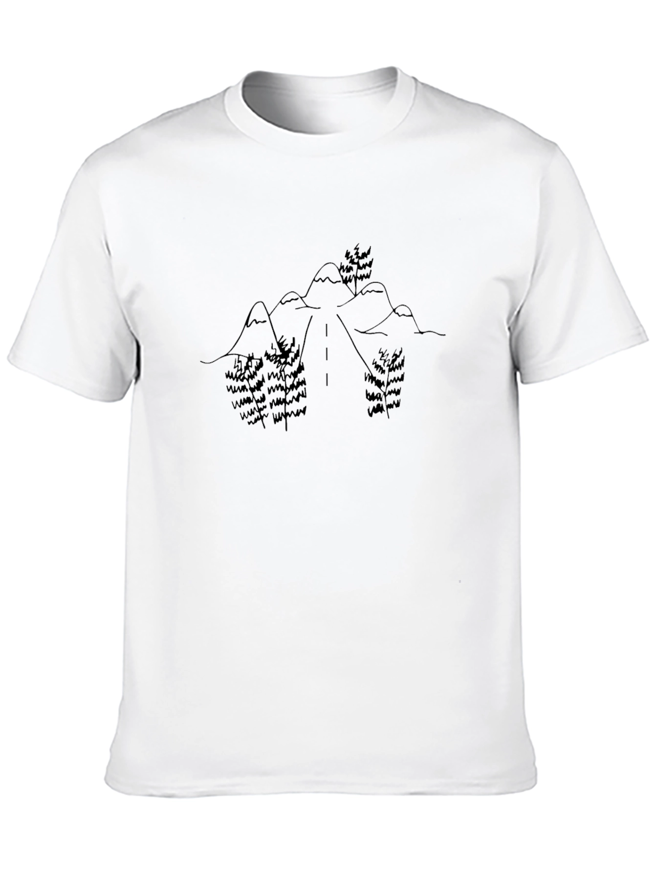 Black Mountain Road Graphic Black Tee view 10