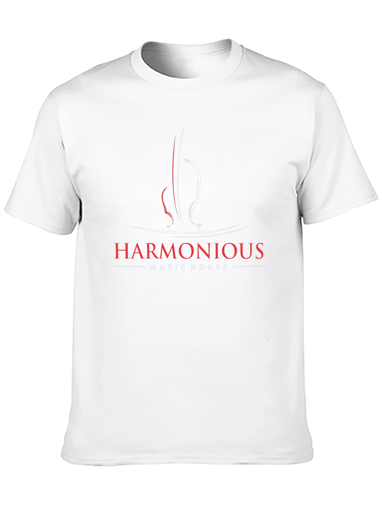 Black Harmonious Music House T-Shirt view 10