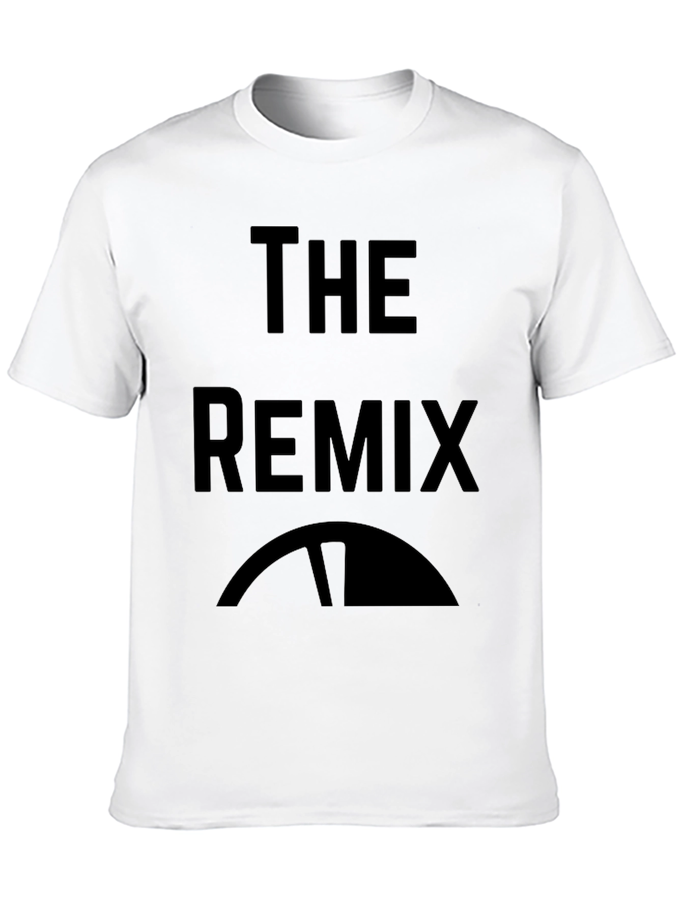 Black The Remix Graphic T-Shirt - Cool Casual Tee view 10