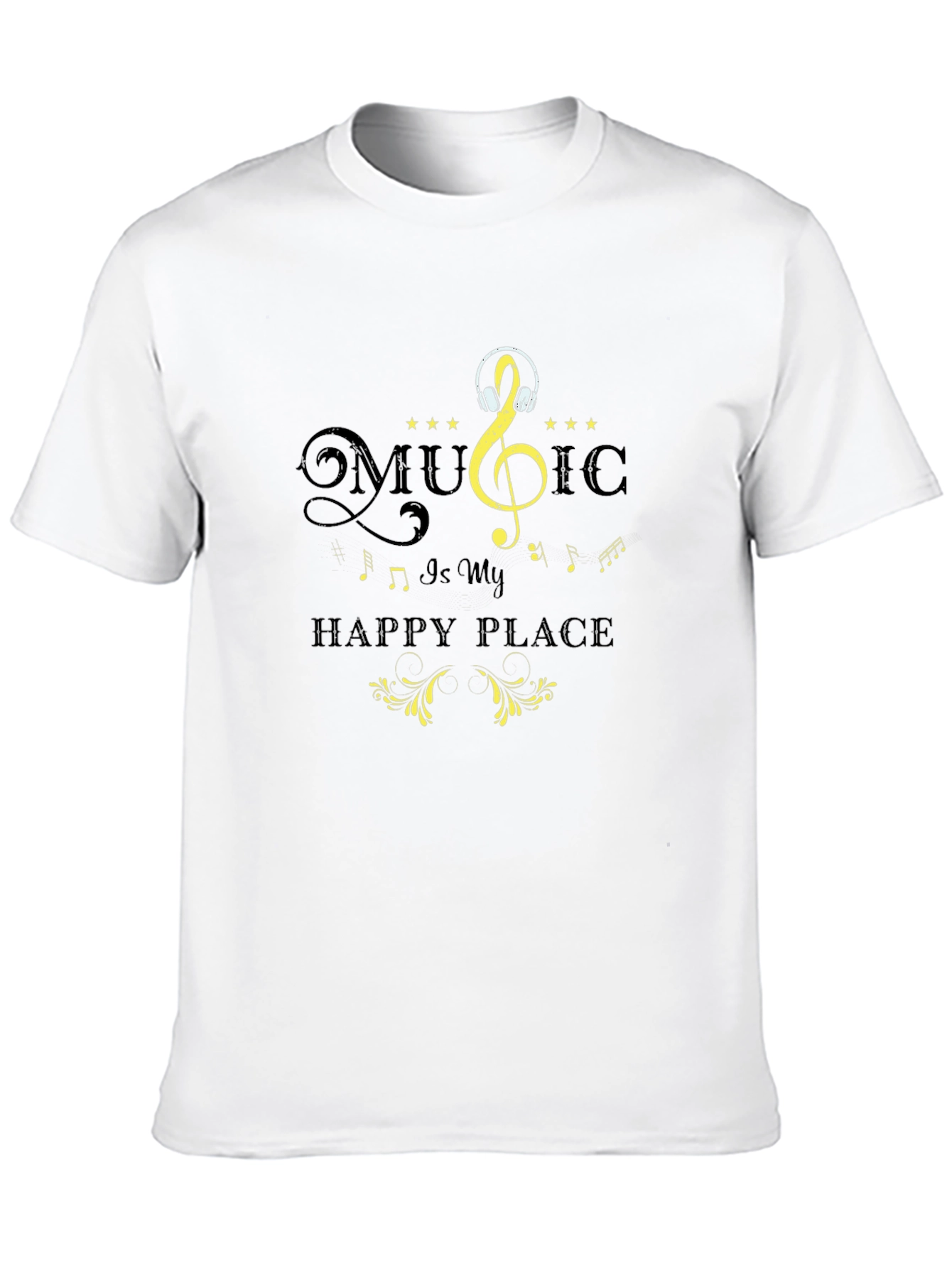 Black Music is My Happy Place T-Shirt view 10