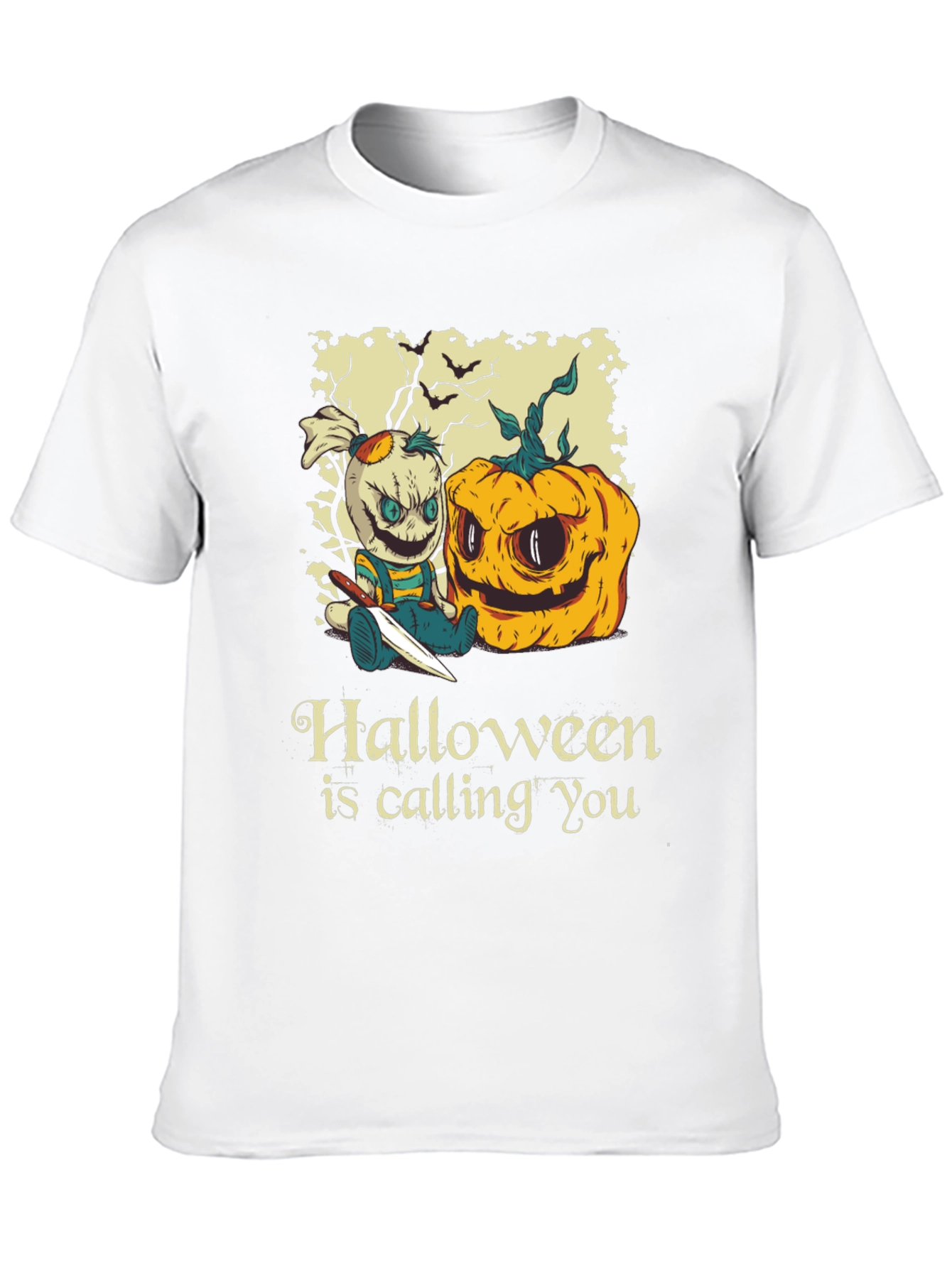 Black Halloween is Calling You T-Shirt view 10
