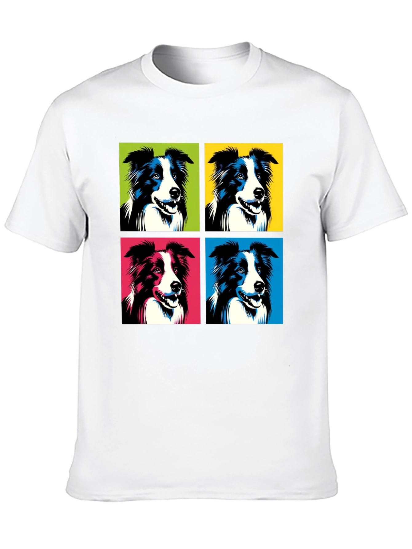 Black Pop Art Dog T-Shirt - Bold Graphic Tee view 10