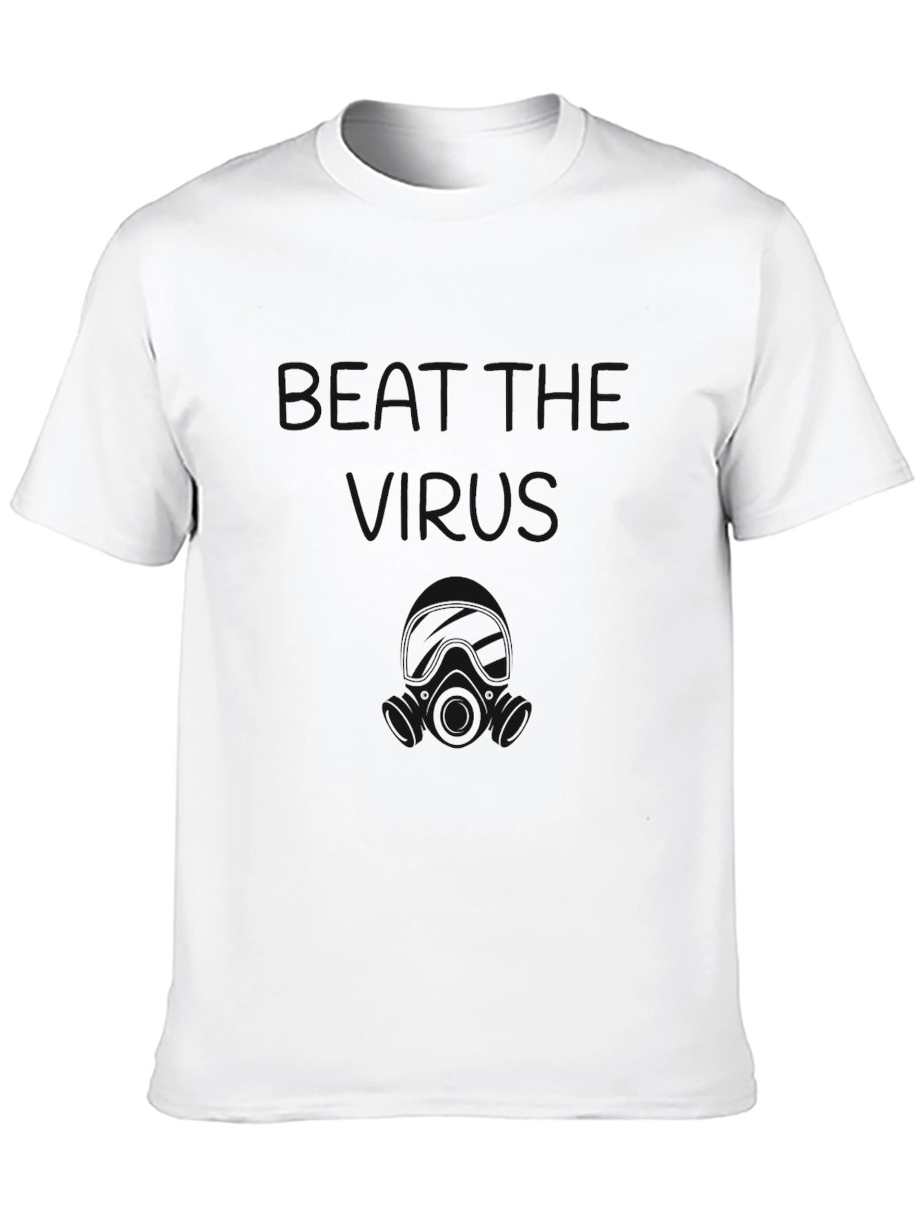 Black Men's Solid Black Short Sleeve T-Shirt view 10