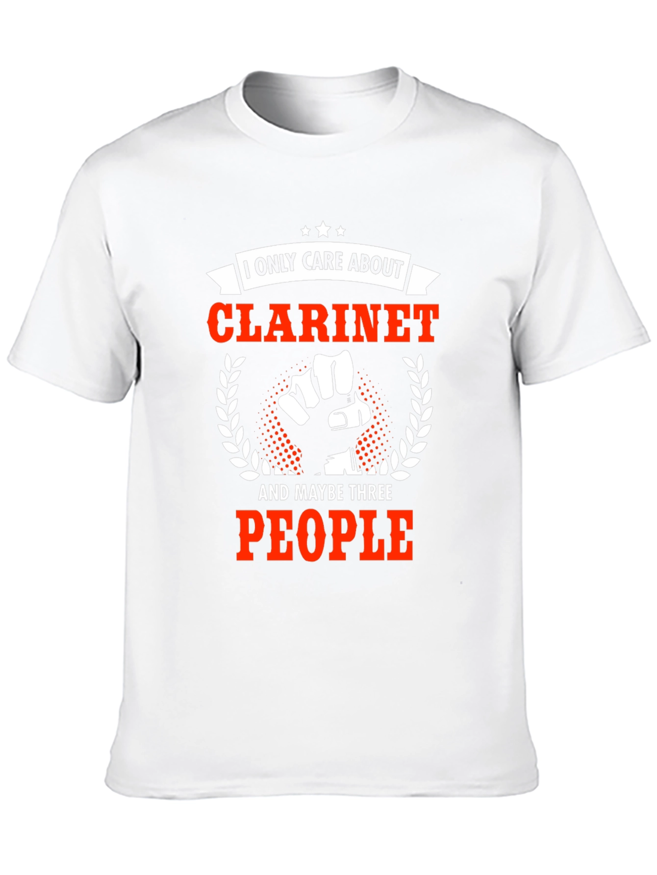 Black Clarinet Lover T-Shirt view 10