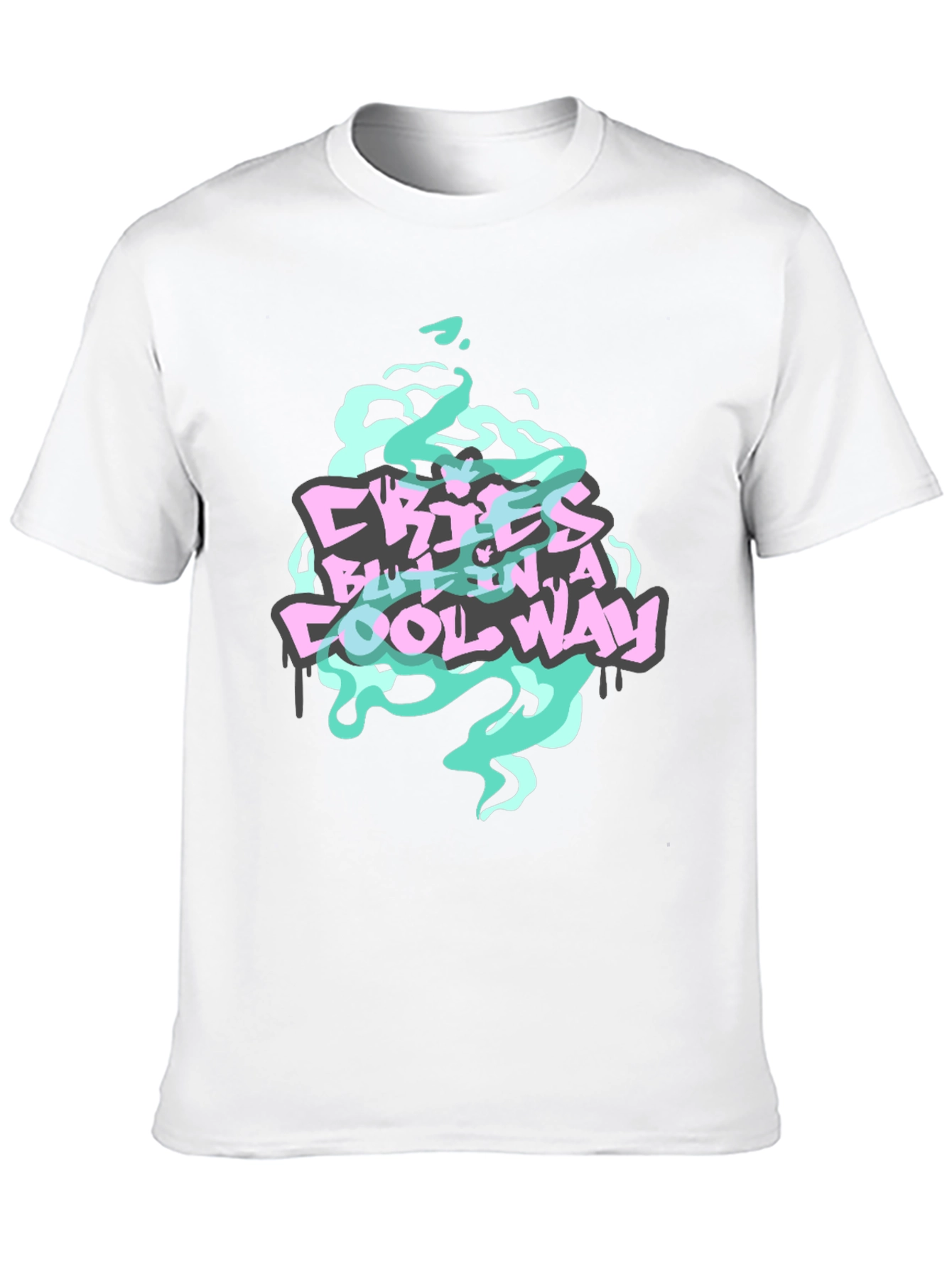 Black Cries But In A Cool Way Graphic Tee view 10