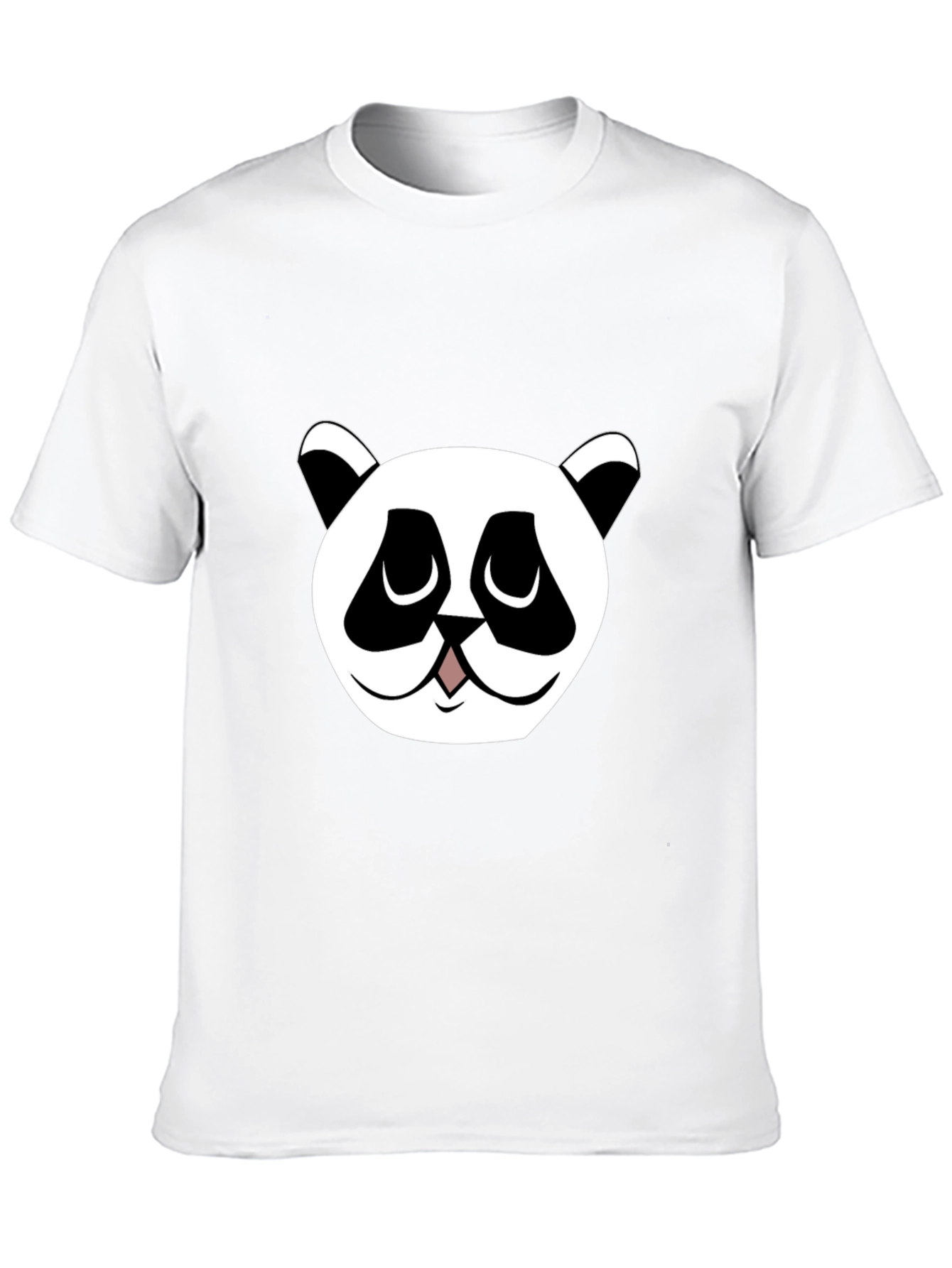 Panda Graphic Tee - Black Cotton Blend - 10