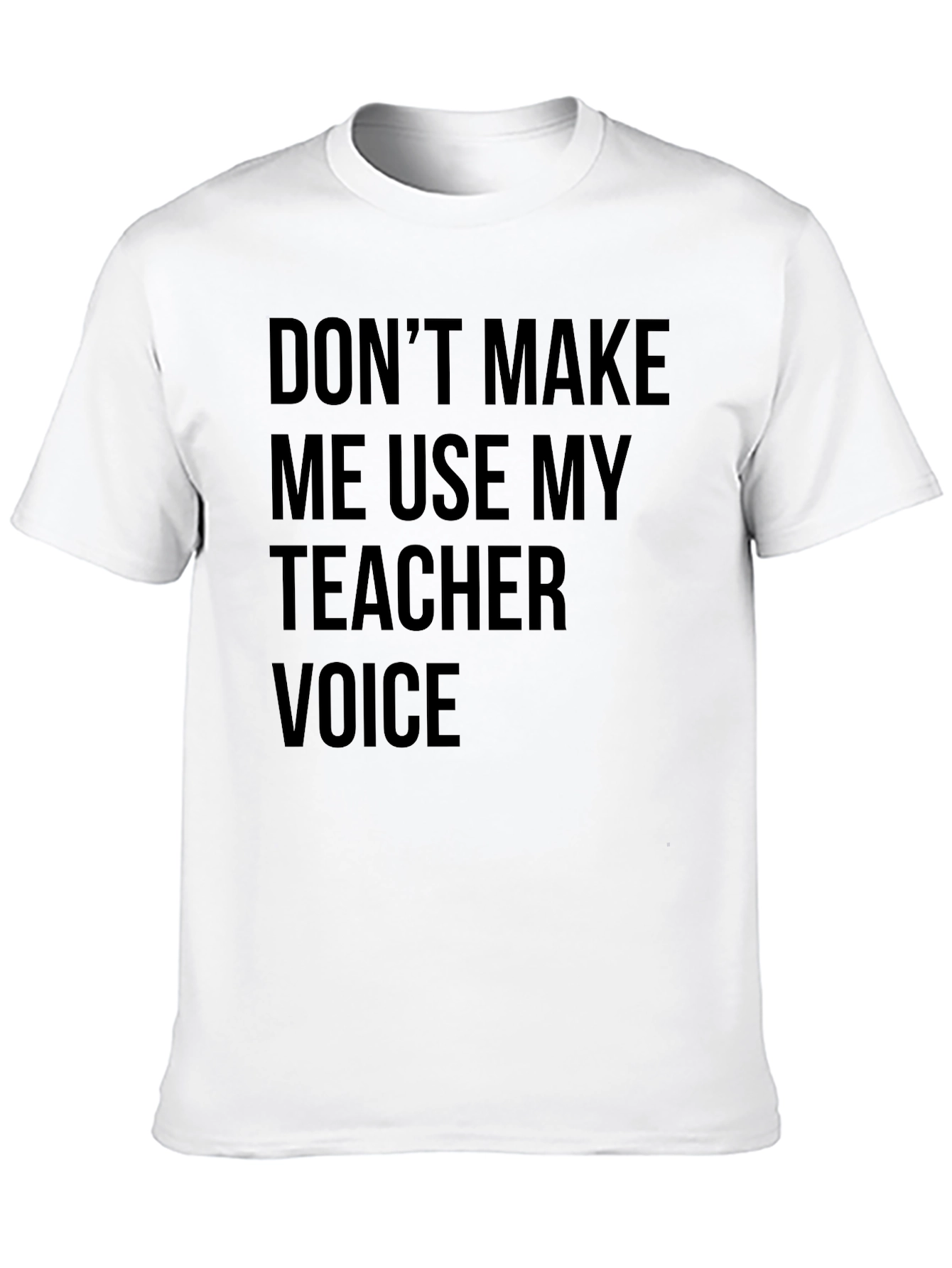 Black Teacher Voice T-Shirt - Funny Teaching Gift view 10