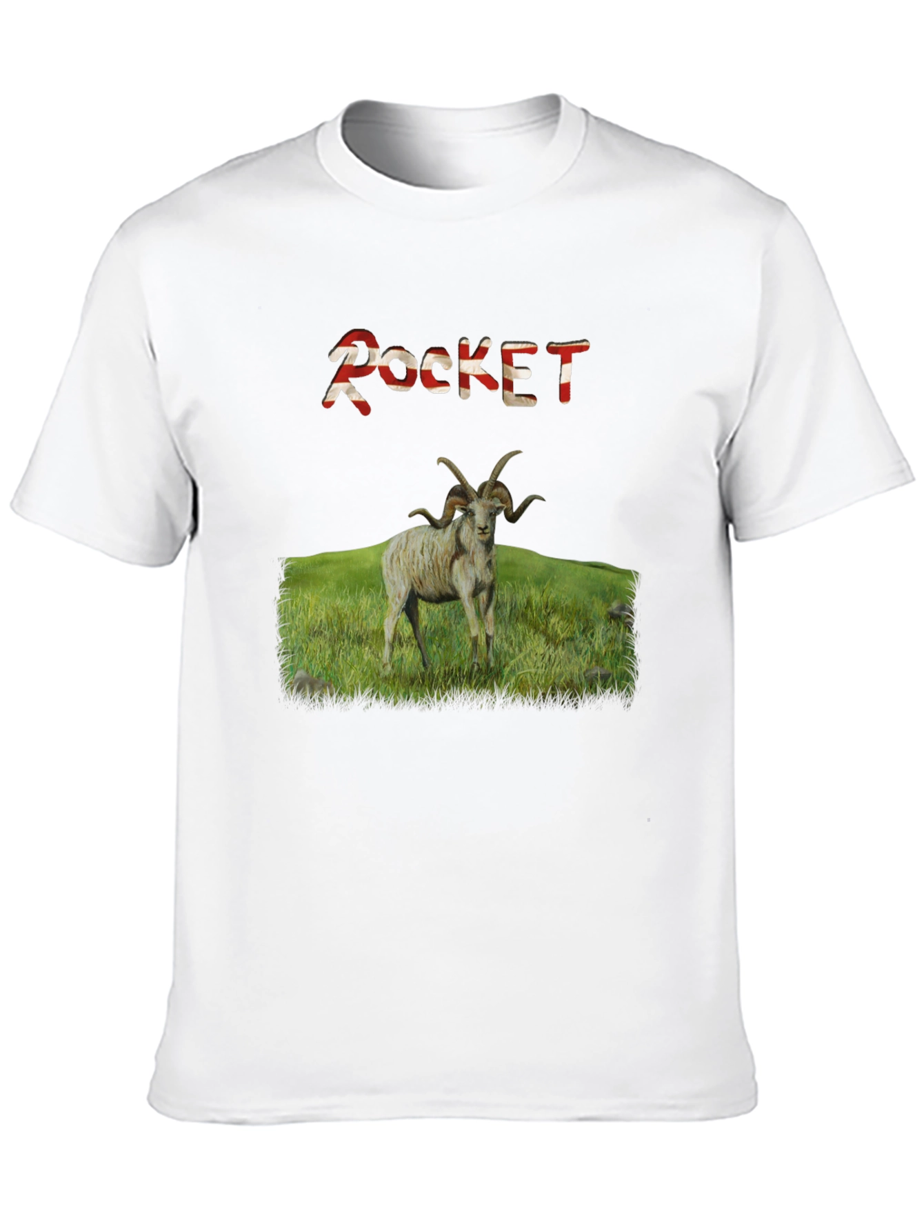 Black Rocket Ram Graphic T-Shirt - Premium Cotton Blend view 10