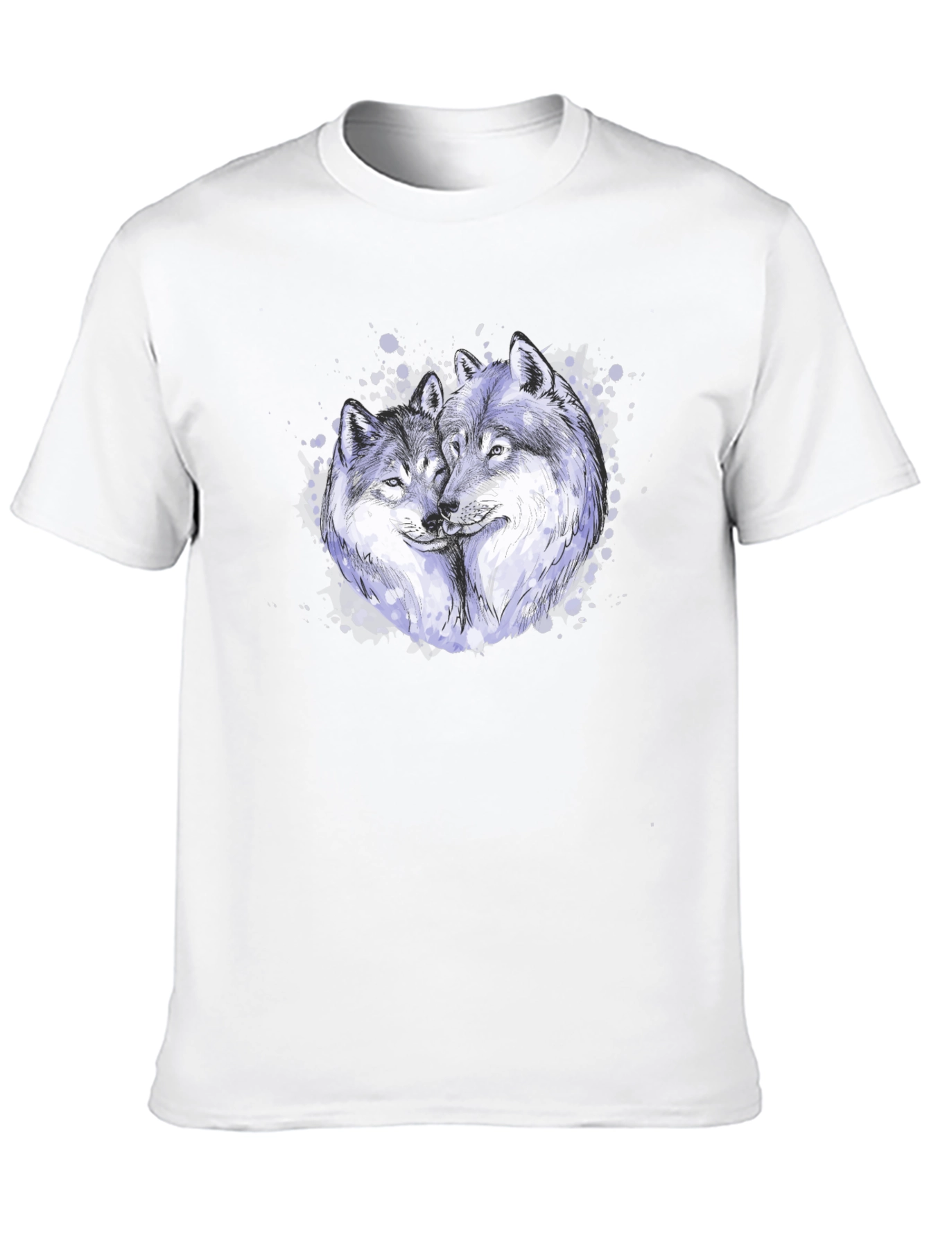 Black Wolf Love T-Shirt view 10