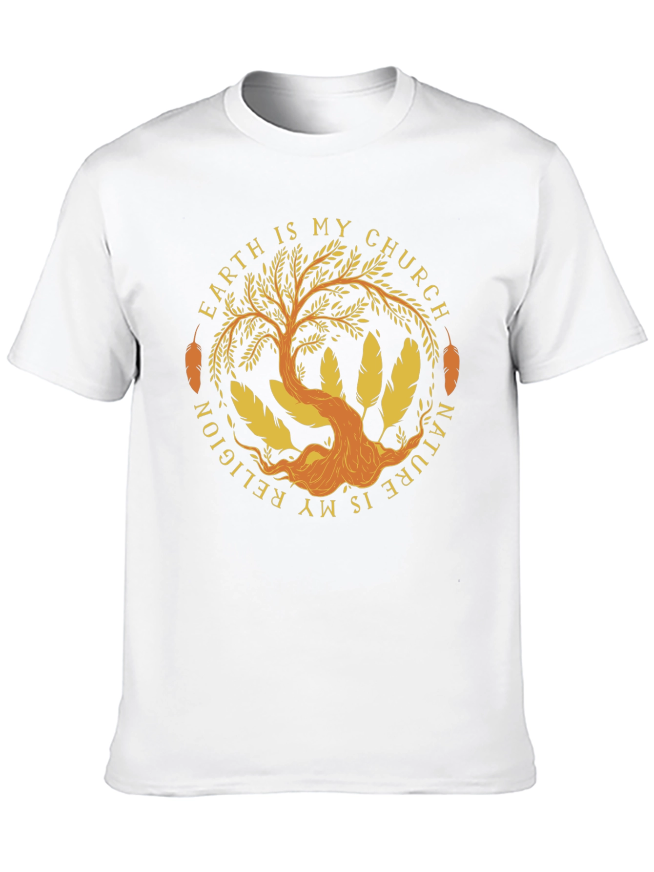 Black Nature is My Religion T-Shirt view 10