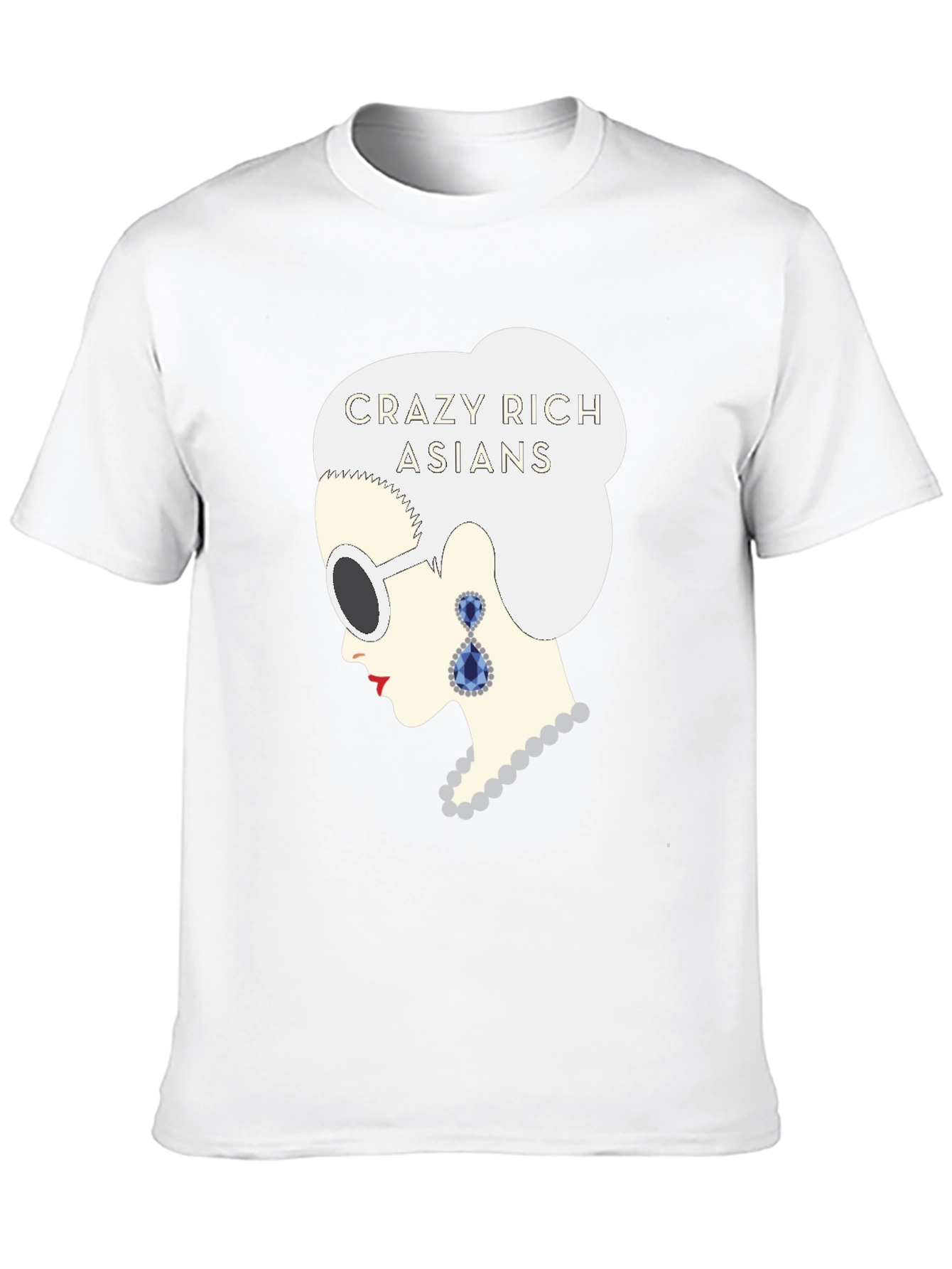 Black Crazy Rich Asians T-Shirt - Fashionable Graphic Tee view 10