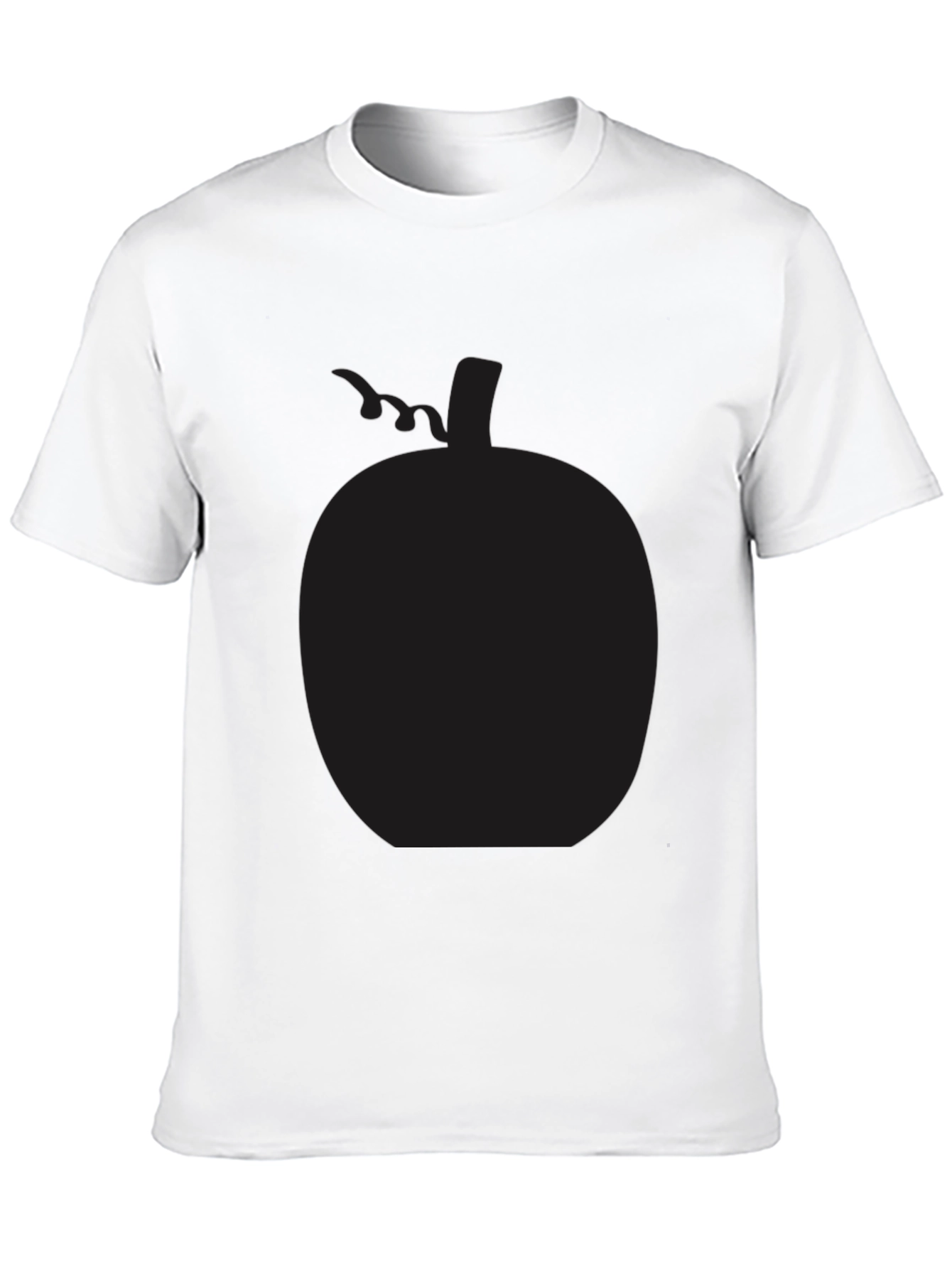 Black Men's Black Pumpkin Graphic Tee view 10