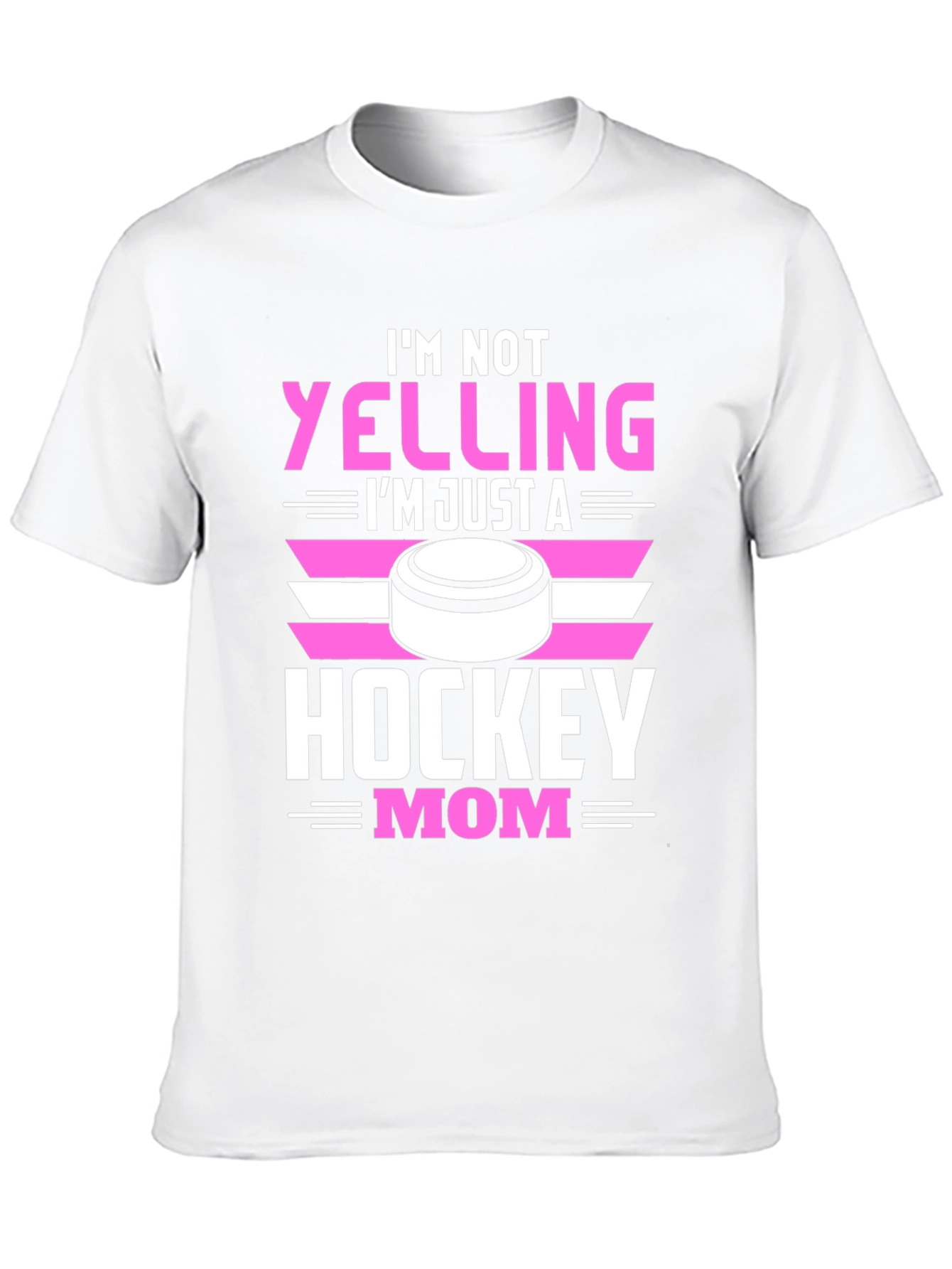 Black Hockey Mom Graphic Tee - Novelty T-Shirt view 10