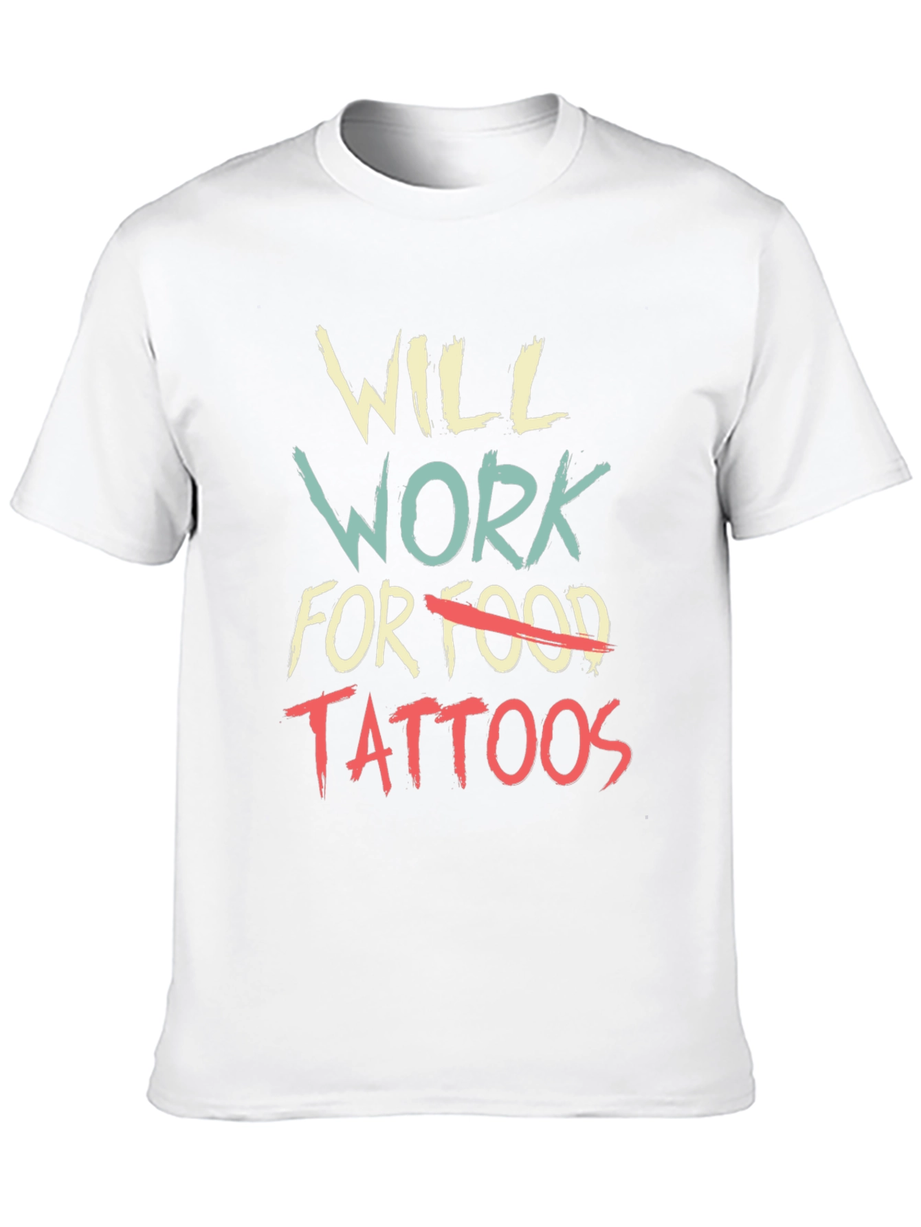 Black Will Work for Tattoos Graphic Tee view 10