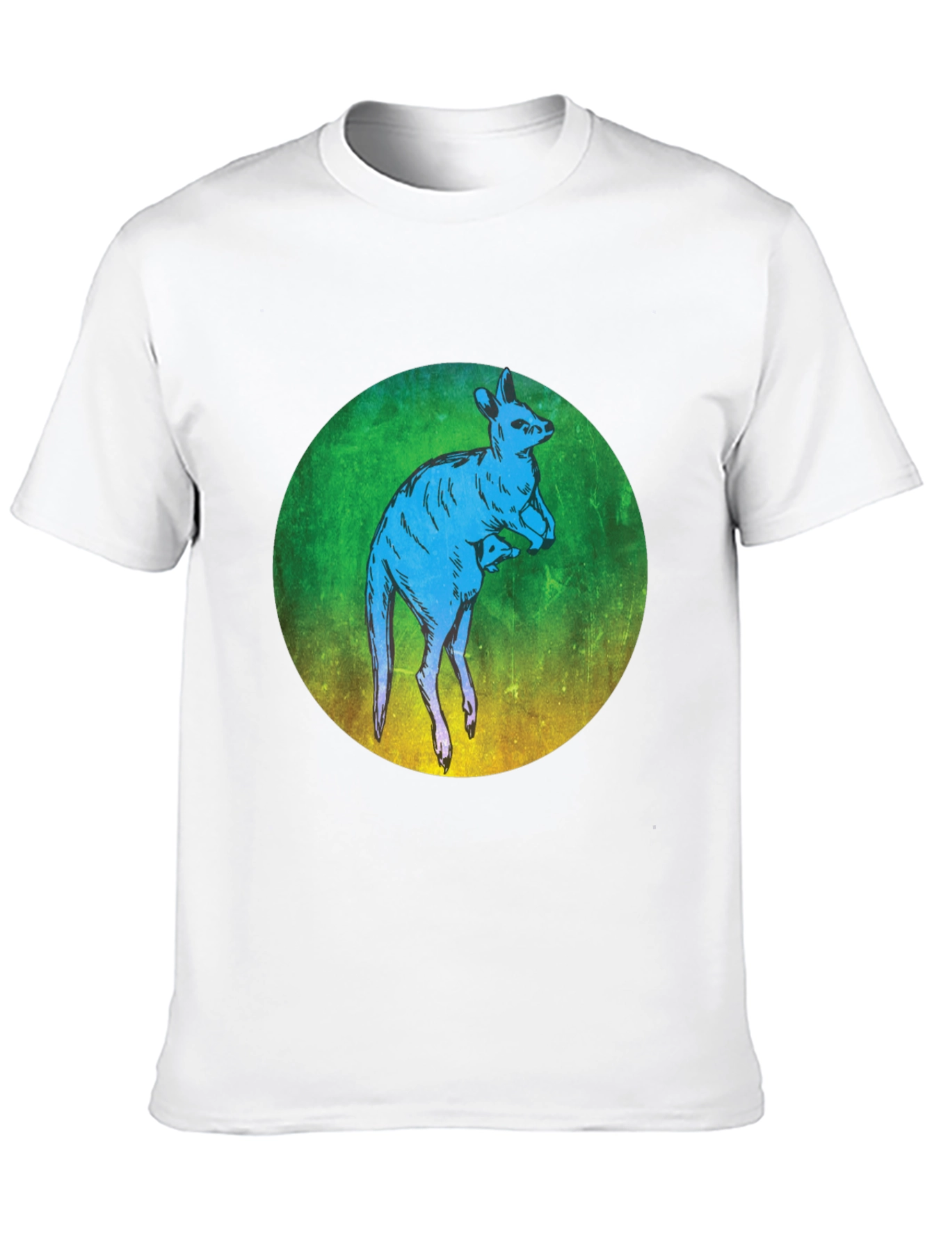 Black Kangaroo Graphic T-Shirt - Unique Animal Design view 10