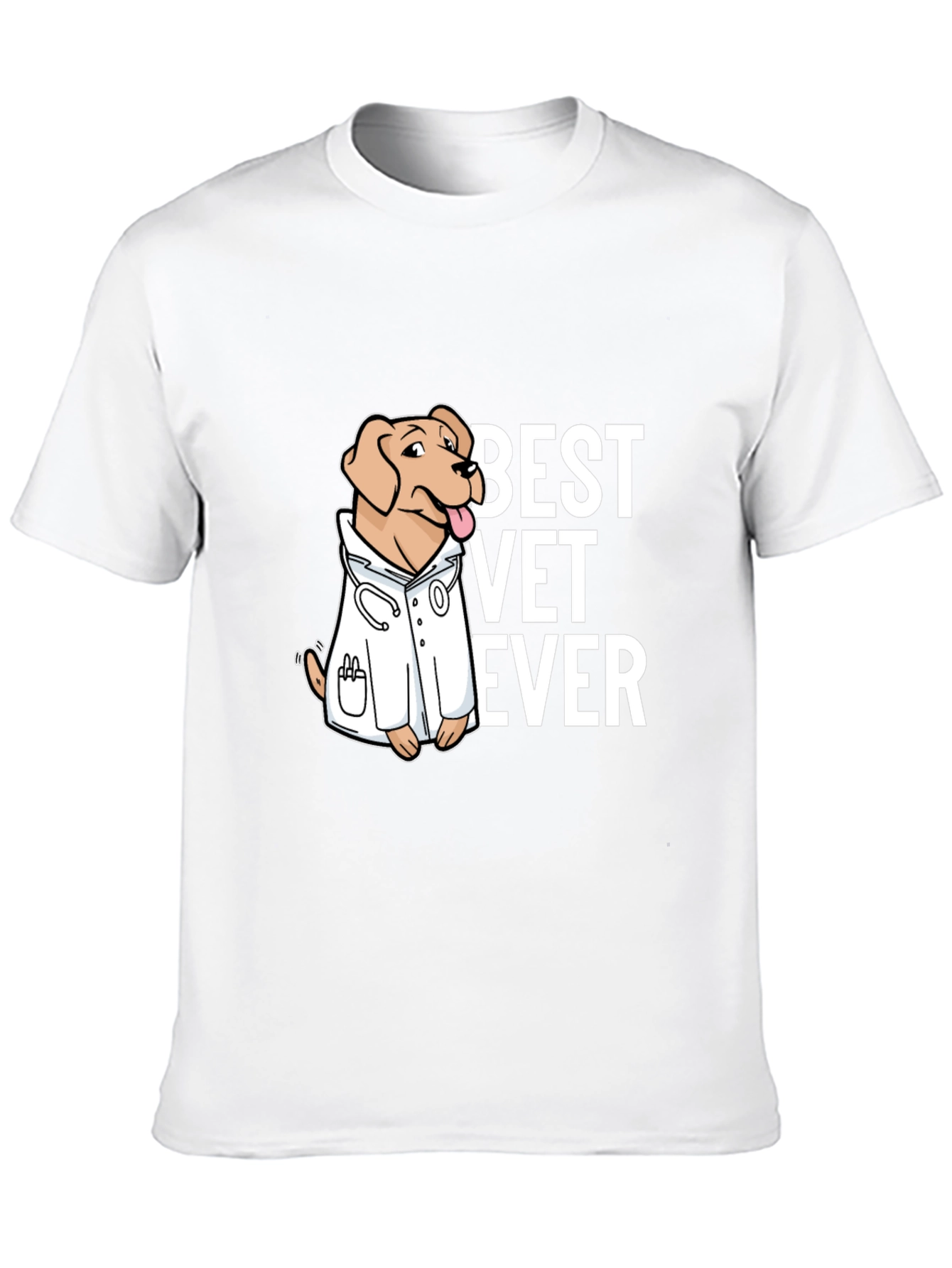 Black Best Vet Ever T-Shirt Dog Lover view 10