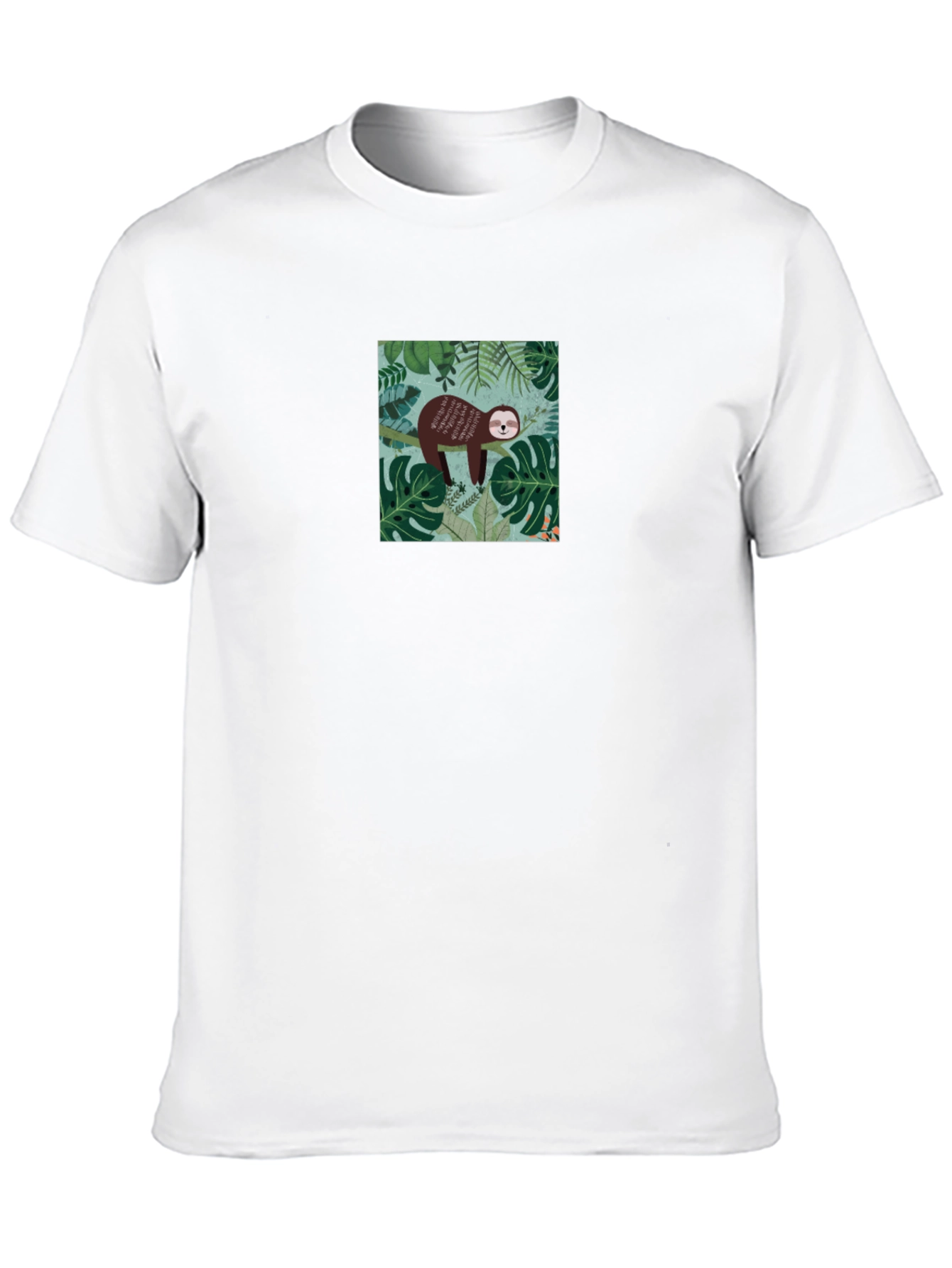 Black Sloth Graphic T-Shirt - Relaxed Jungle Vibes view 10