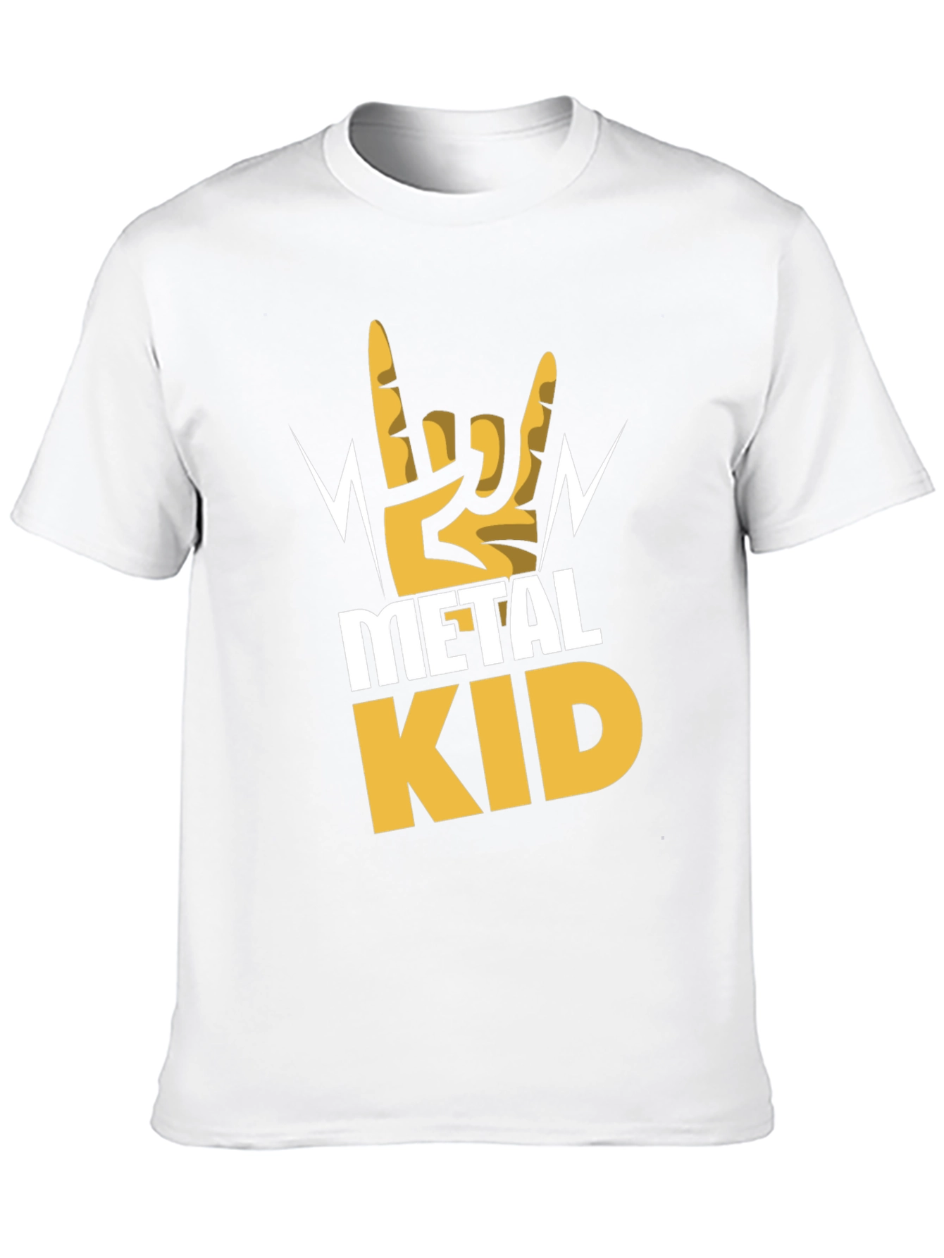 Black Metal Kid Graphic Tee - Rock On Style view 10