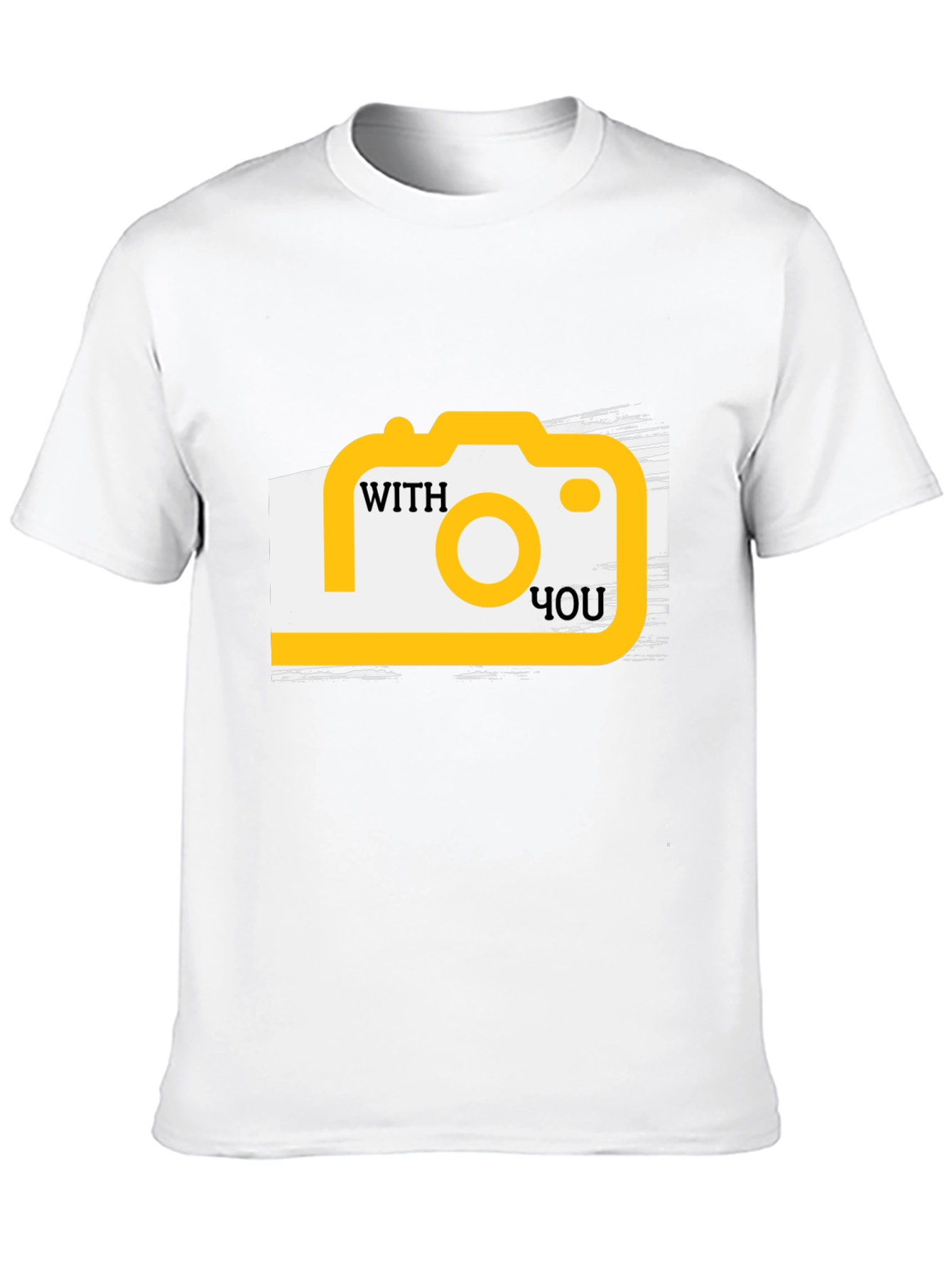 Black With You Camera Graphic Tee view 10