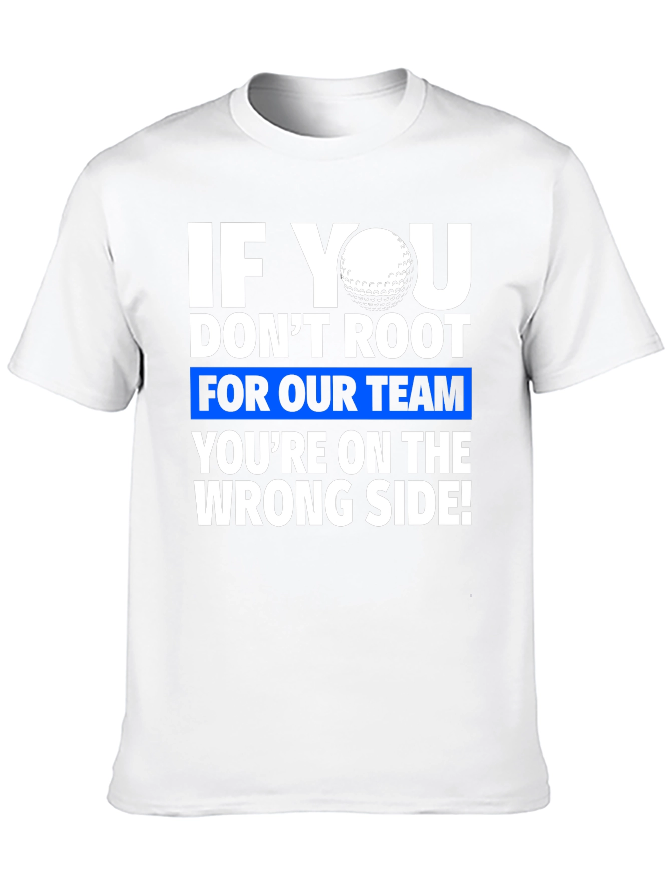 Black Golf Team T-Shirt - Root For Our Team Tee view 10