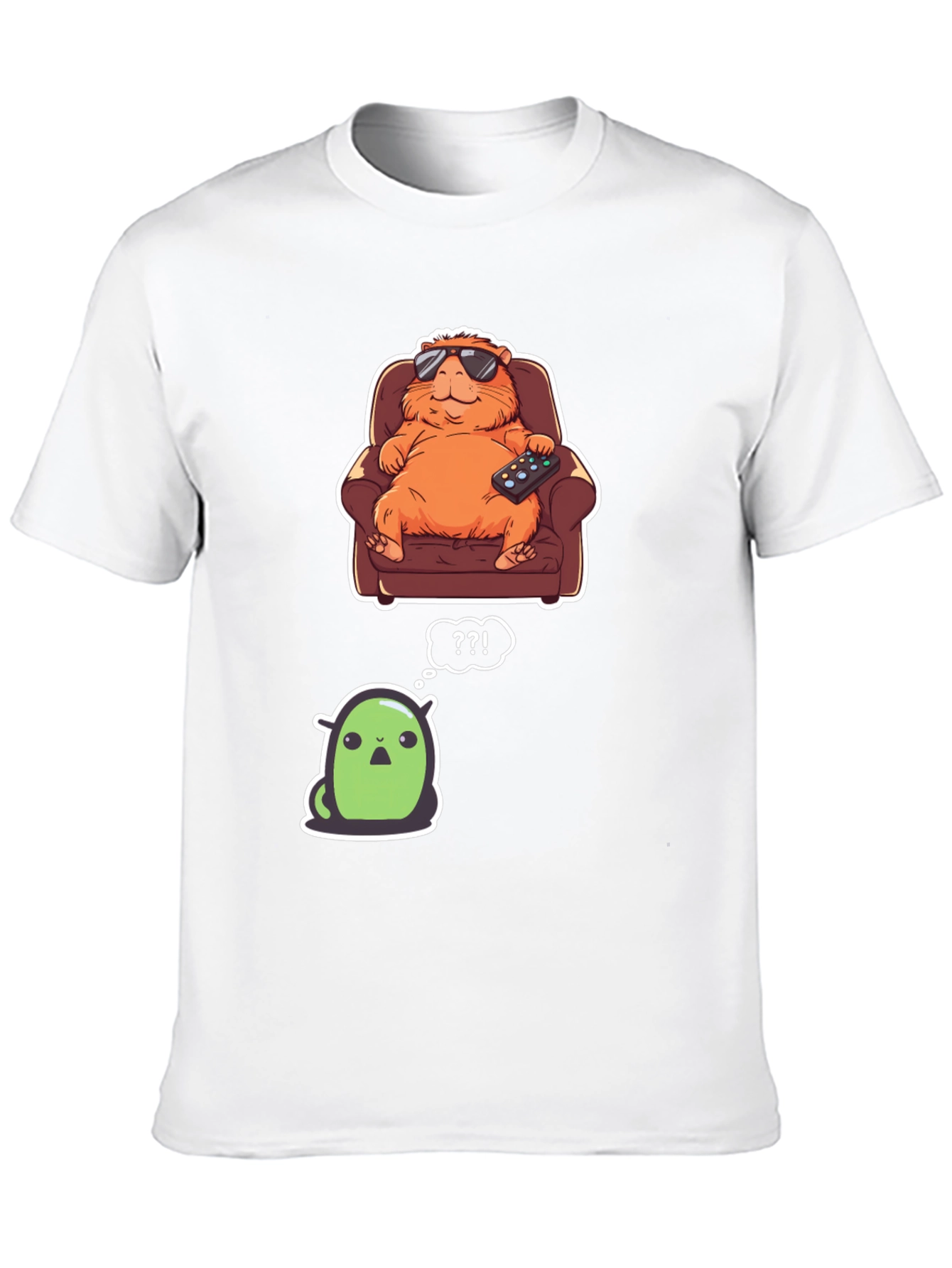 Black Cartoon Character Graphic T-Shirt view 10