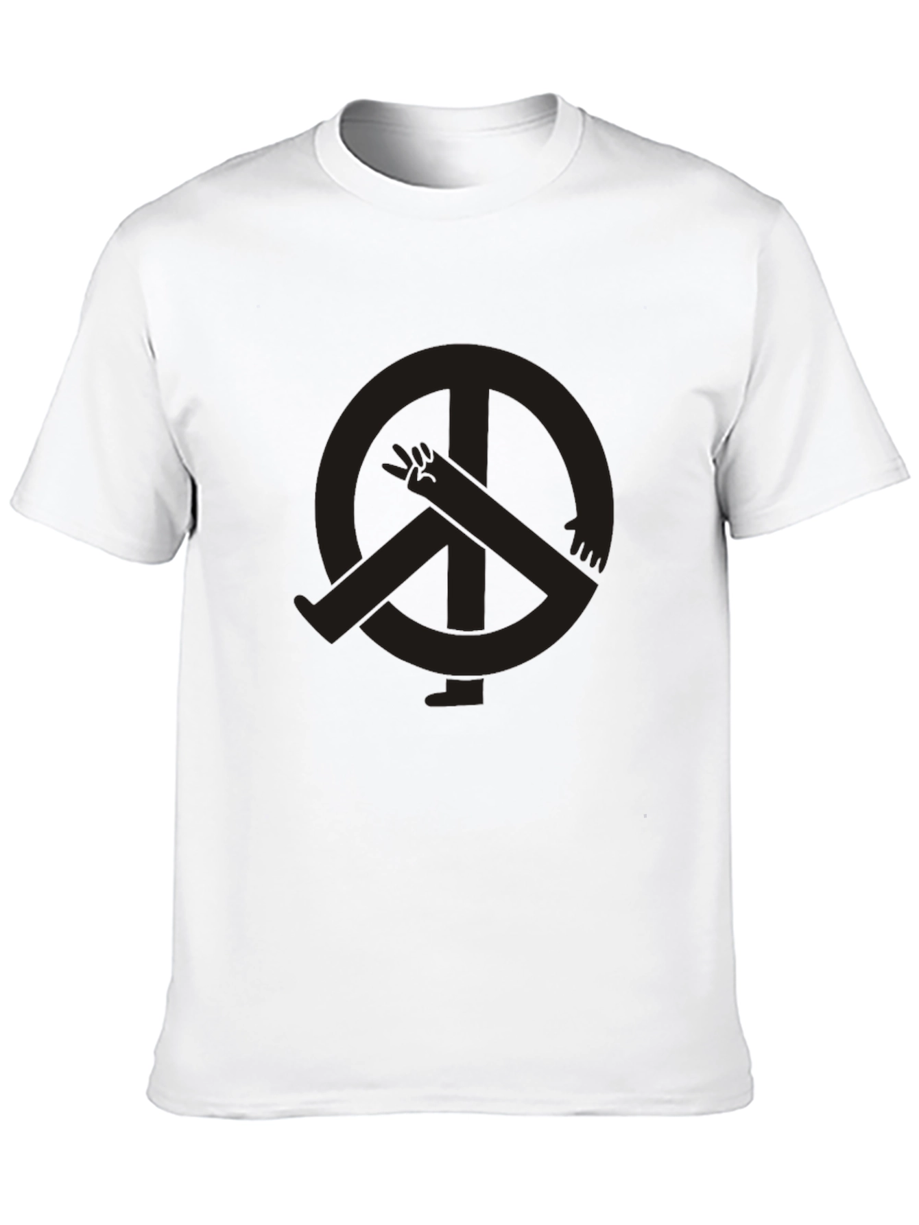 Black Peace Sign Tee view 10