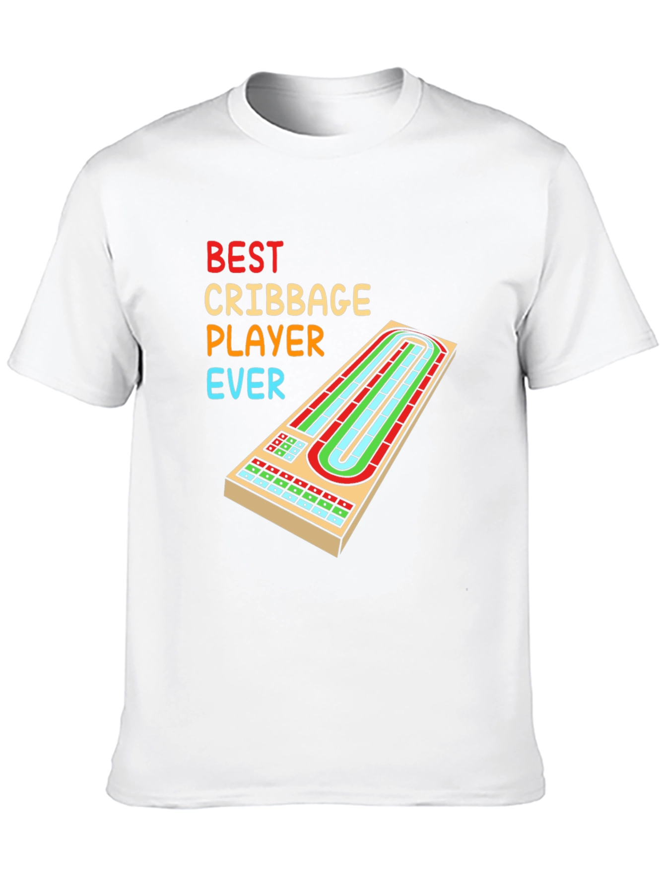 Black Best Cribbage Player Ever T-Shirt view 10