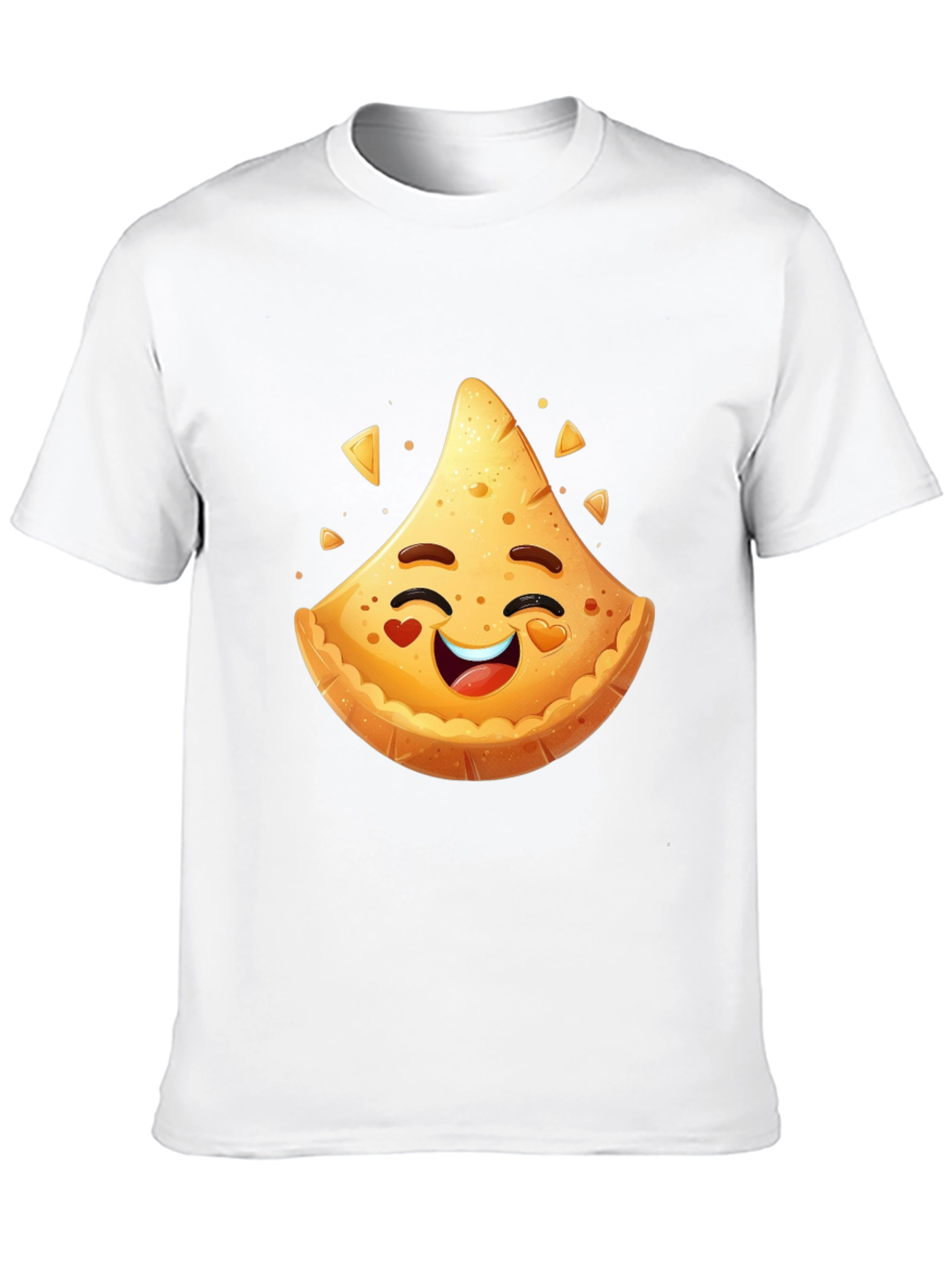 Black Cute Empanada Graphic Tee - Black Comfort Fit T-Shirt view 10