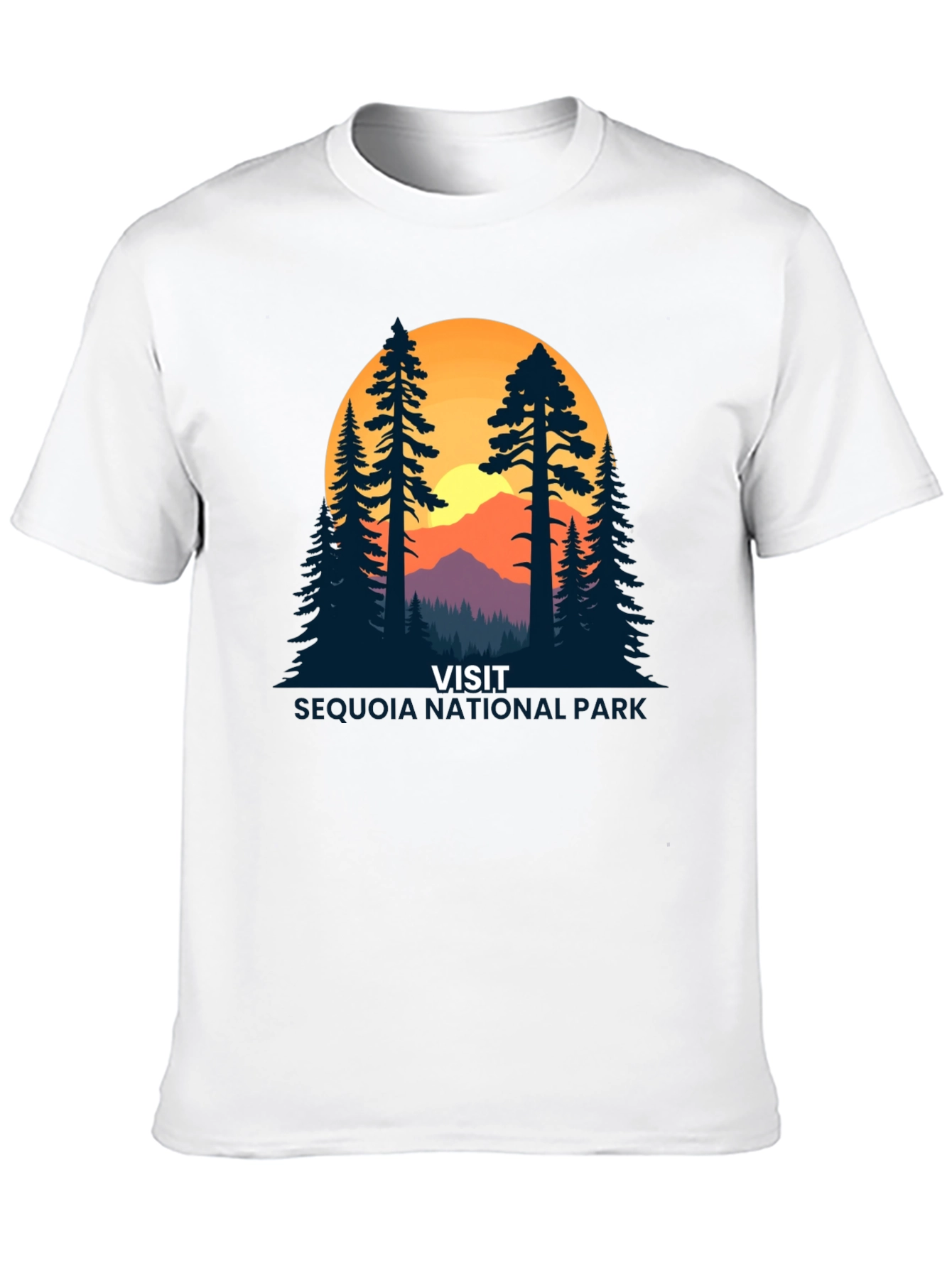 Black Sequoia National Park Graphic Tee view 10