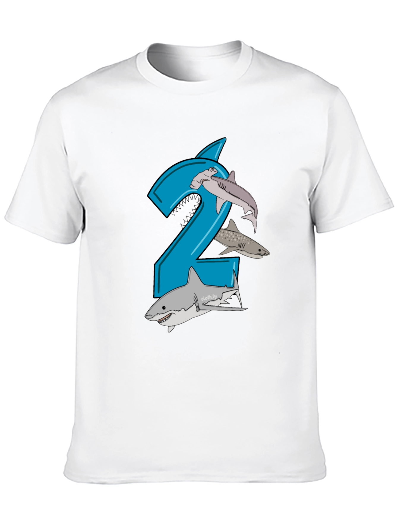 Black Shark 2nd Birthday Boy T-Shirt view 10