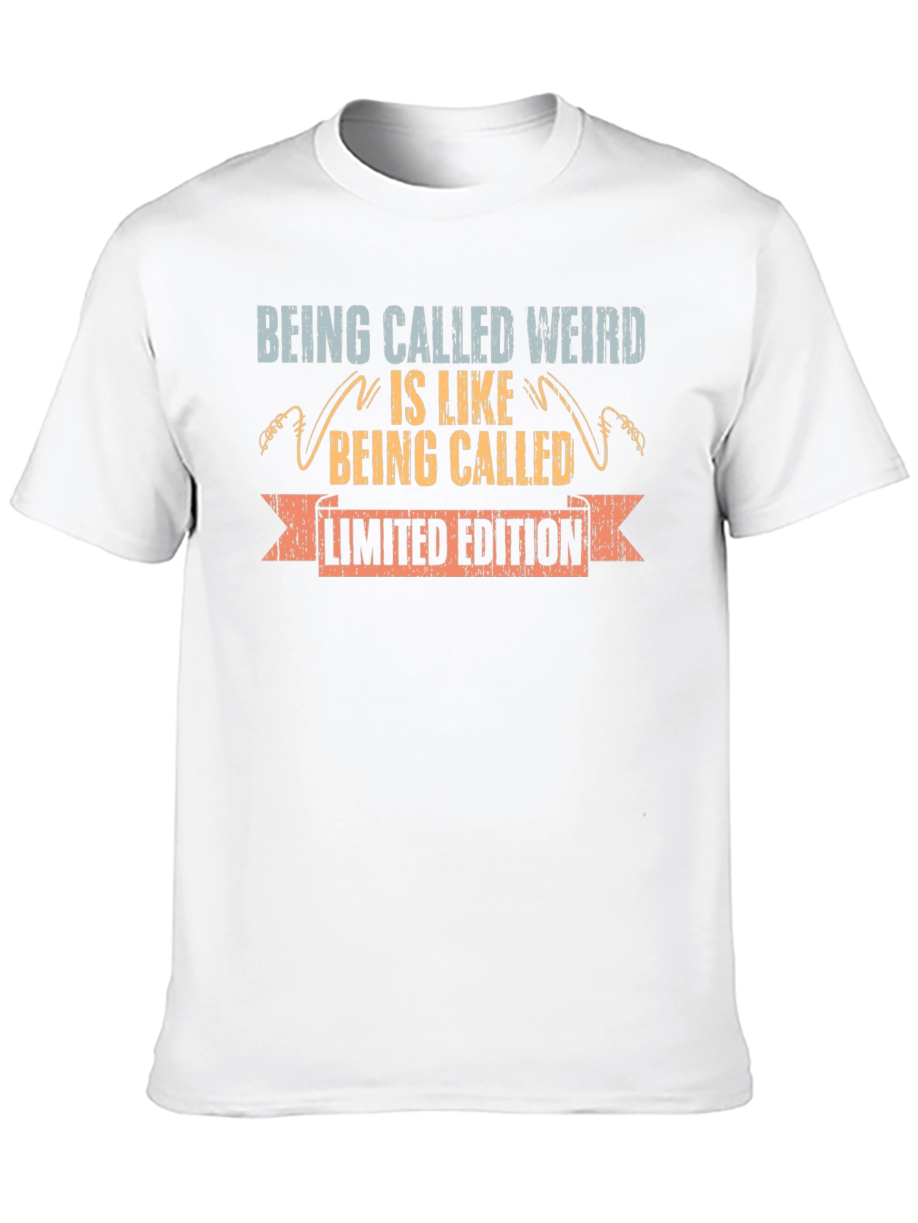 Black Being Called Weird Limited Edition Graphic T-Shirt view 10
