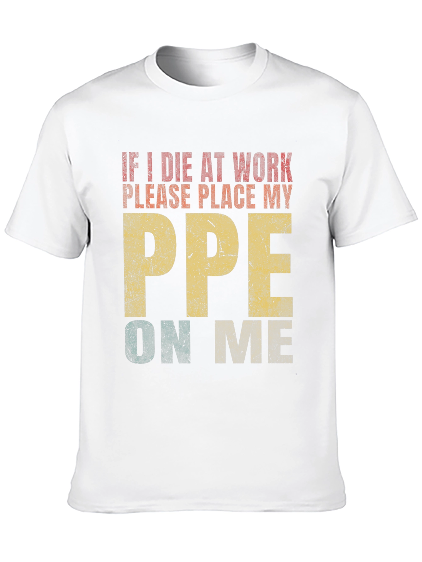 Black Funny PPE Work Shirt - Wear Your Safety Gear! view 10