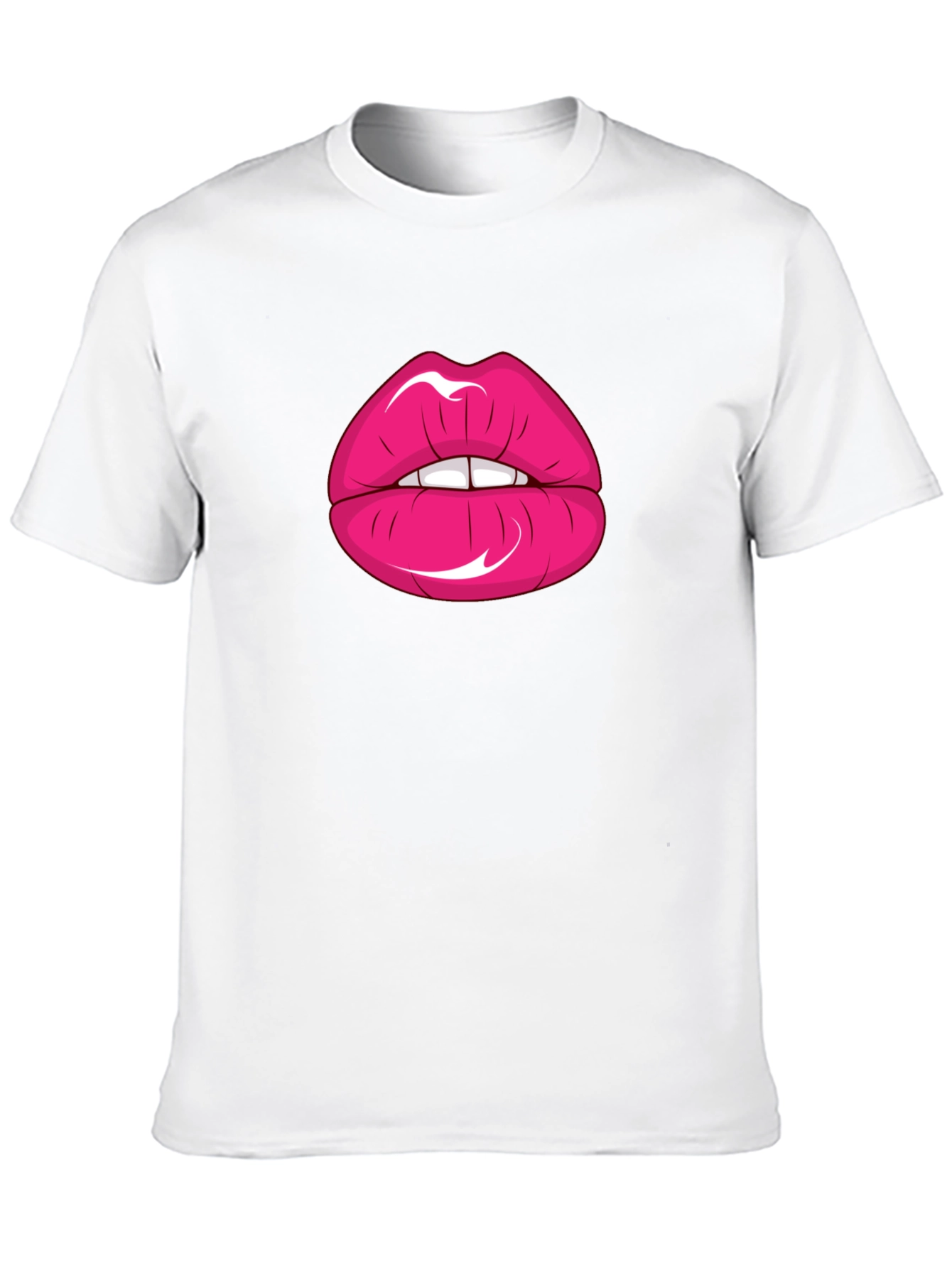 Black Lips Graphic Print Black T-Shirt view 10