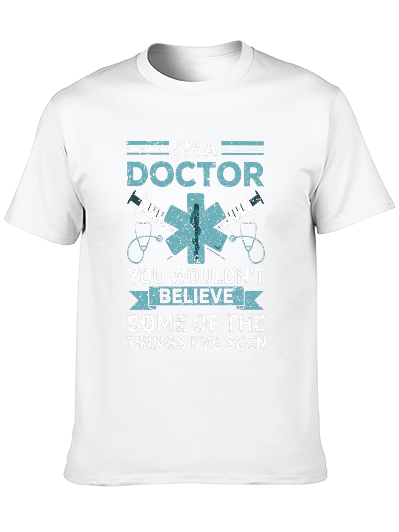 Black I'm A Doctor T-Shirt - Funny Medical Graphic Tee view 10