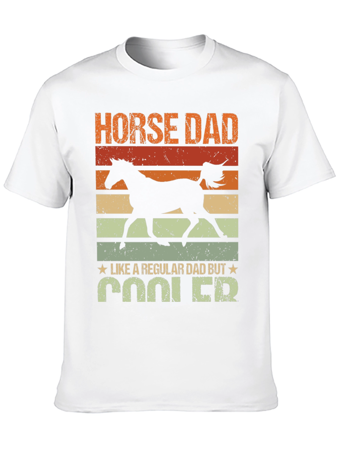 Black Horse Dad T-Shirt - Regular Dad But Cooler view 10