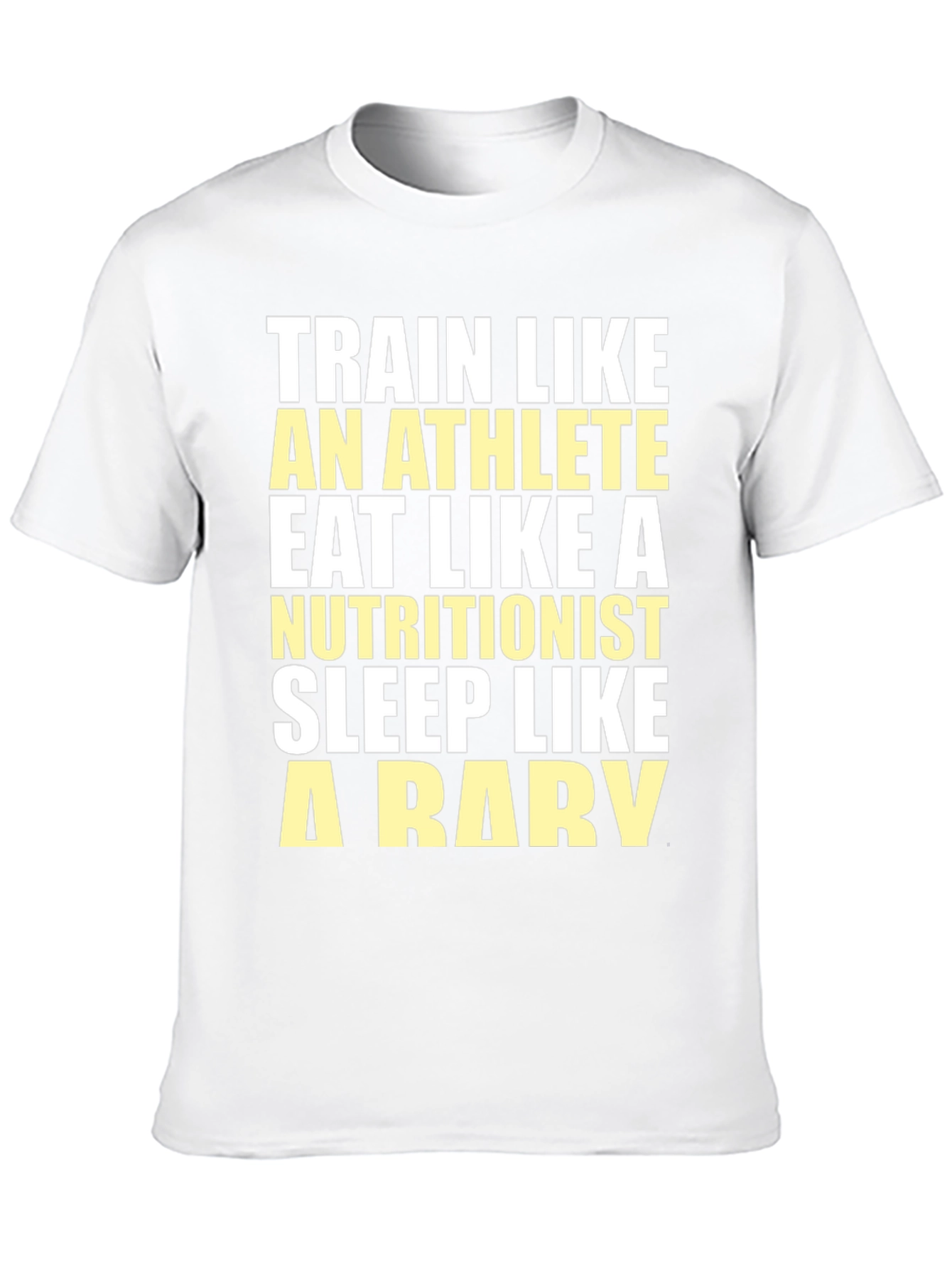 Black Train Like Athlete Graphic Tee view 10