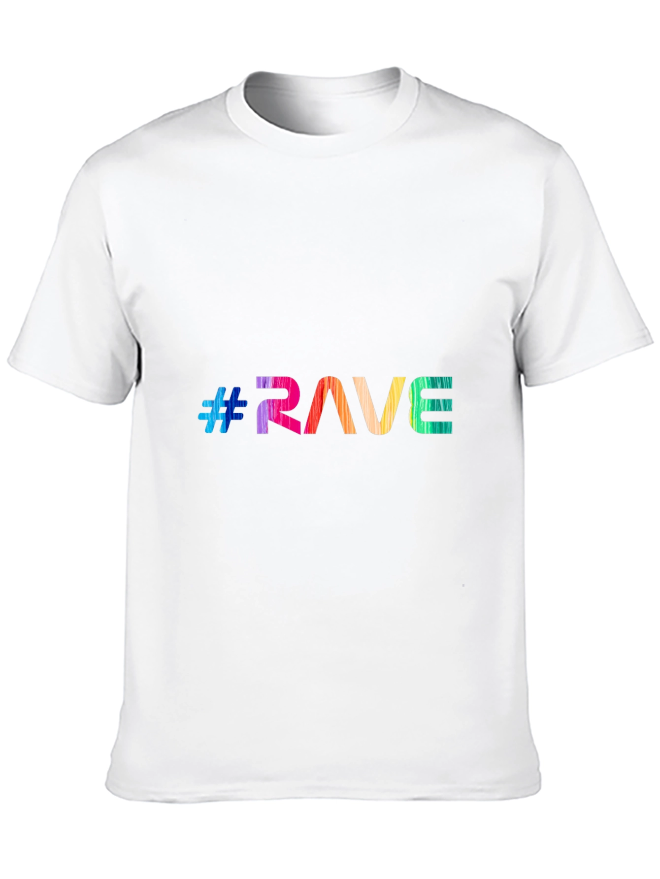 Black Rave Rainbow Graphic Tee - Festival Vibes view 10